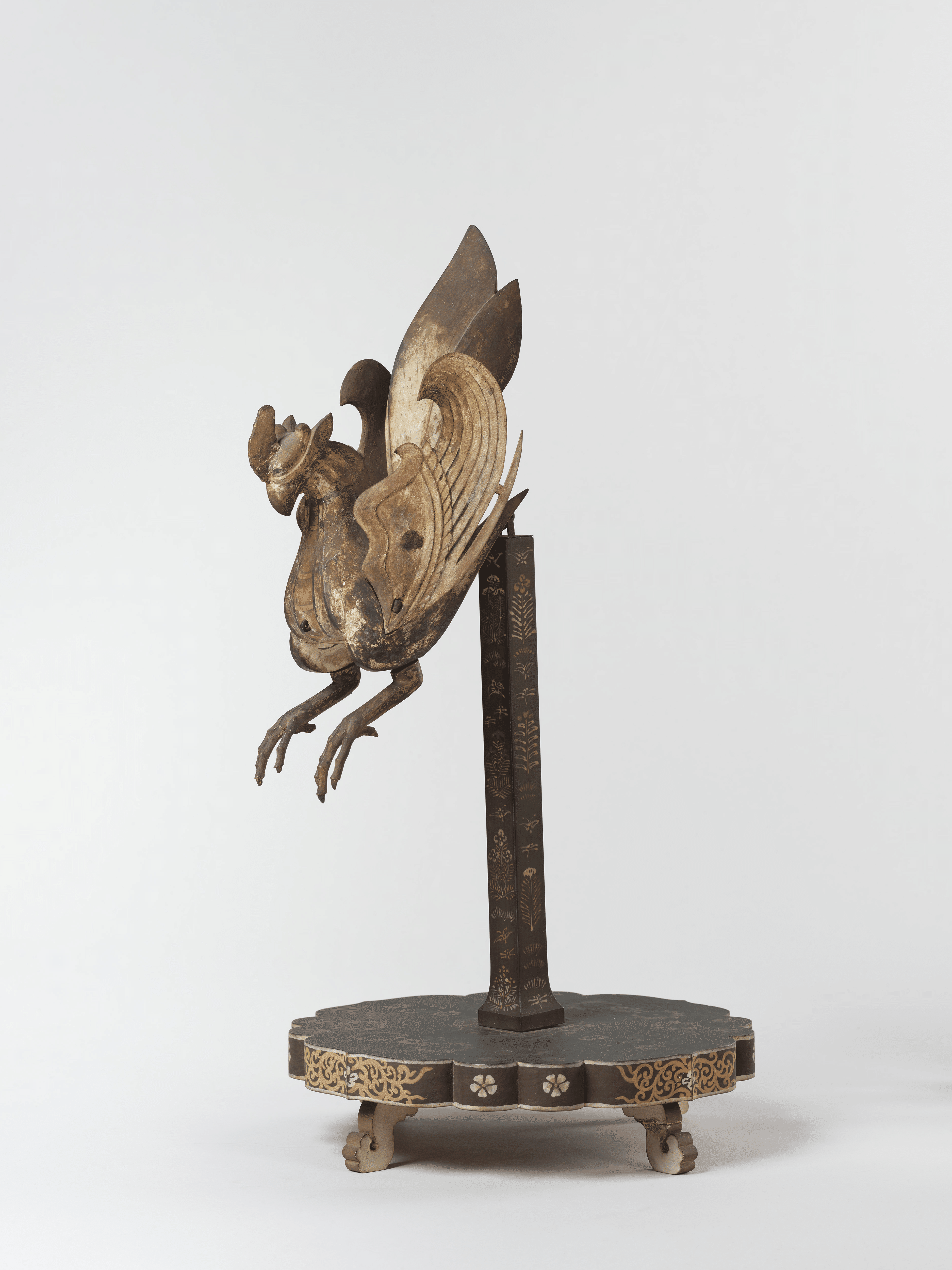 【66】日本刀装具金銀象嵌 金具９点 時代武具 鉄地菊透かし鍔 越前 金銀布目象嵌 保存刀装具鑑定書