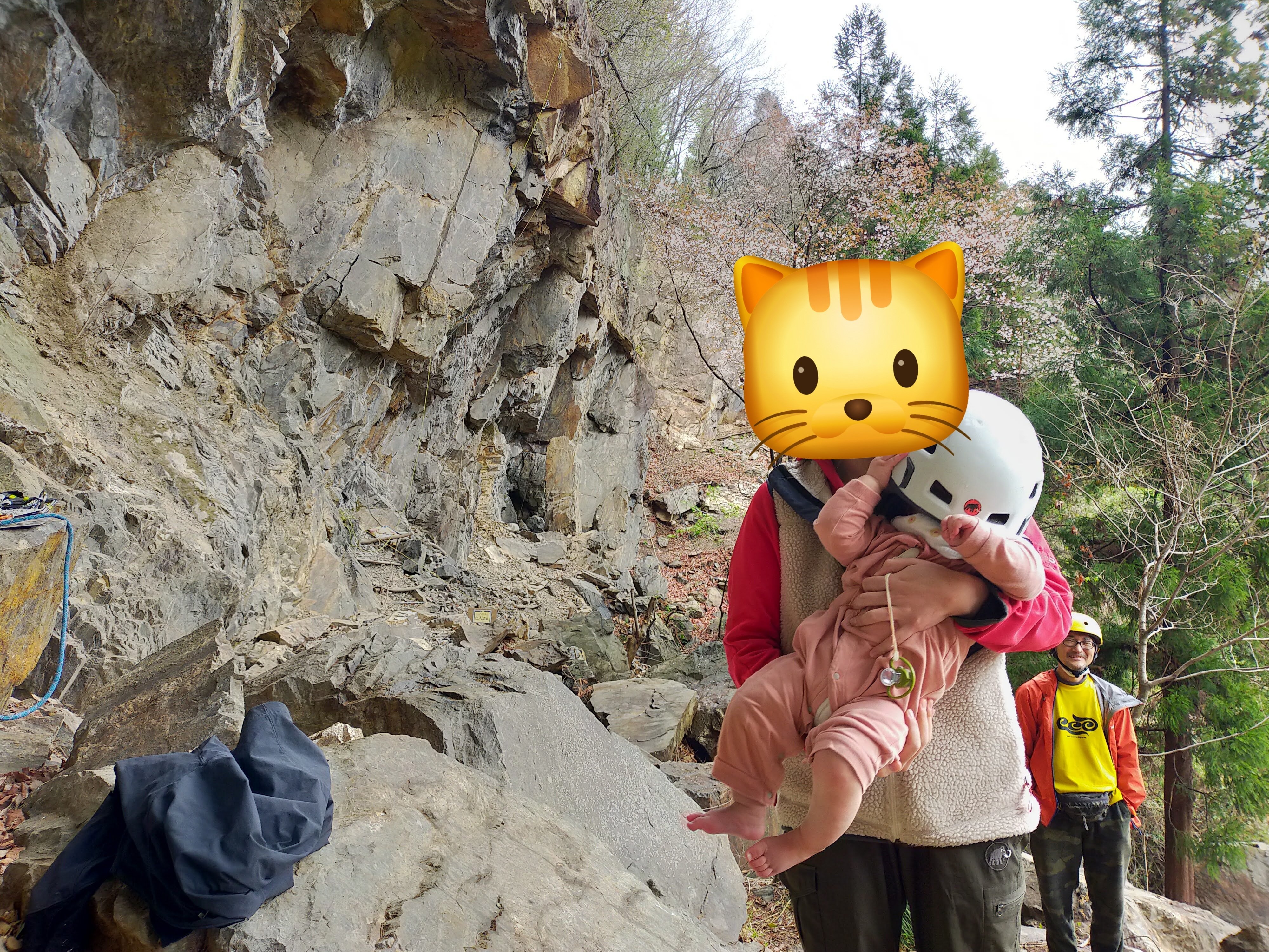 長沢の岩場の話｜たにえる