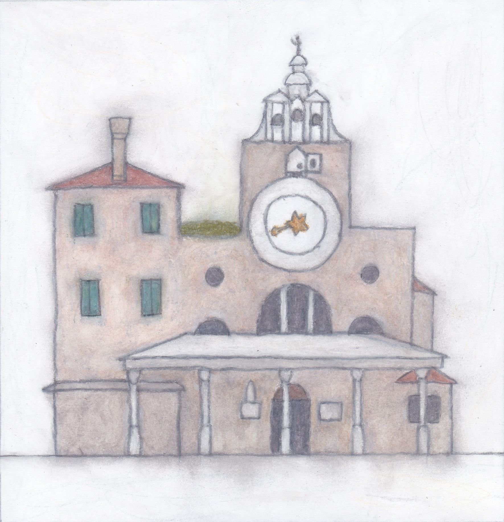 古い旅の絵」#43 イタリア ③ （Italy ③）｜isoBe seisaku