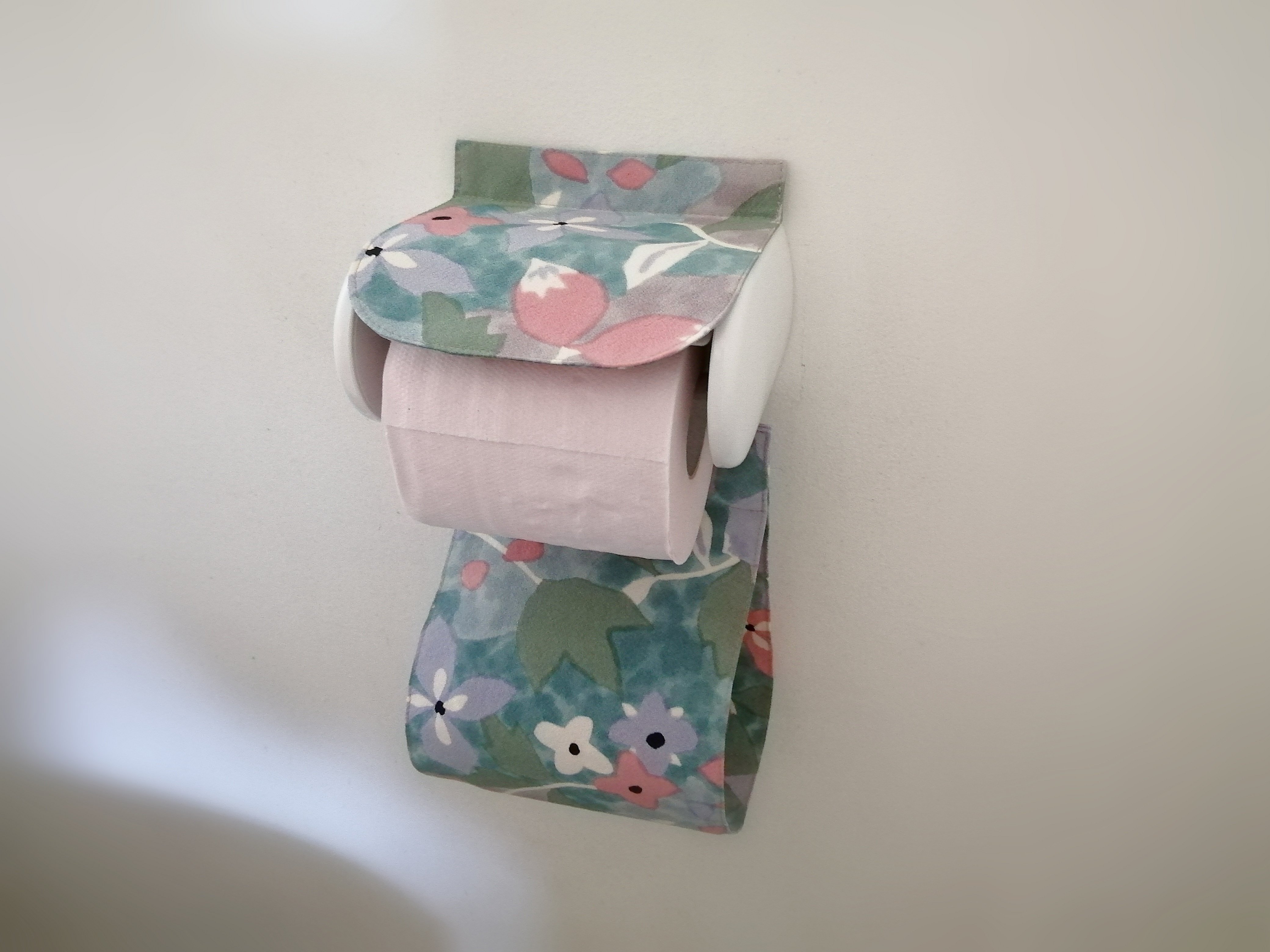 ペーパーホルダーカバー♡ハンドメイド ③昭和レトロ|トイレットペーパーホルダーカバーを作ってみた｜nori