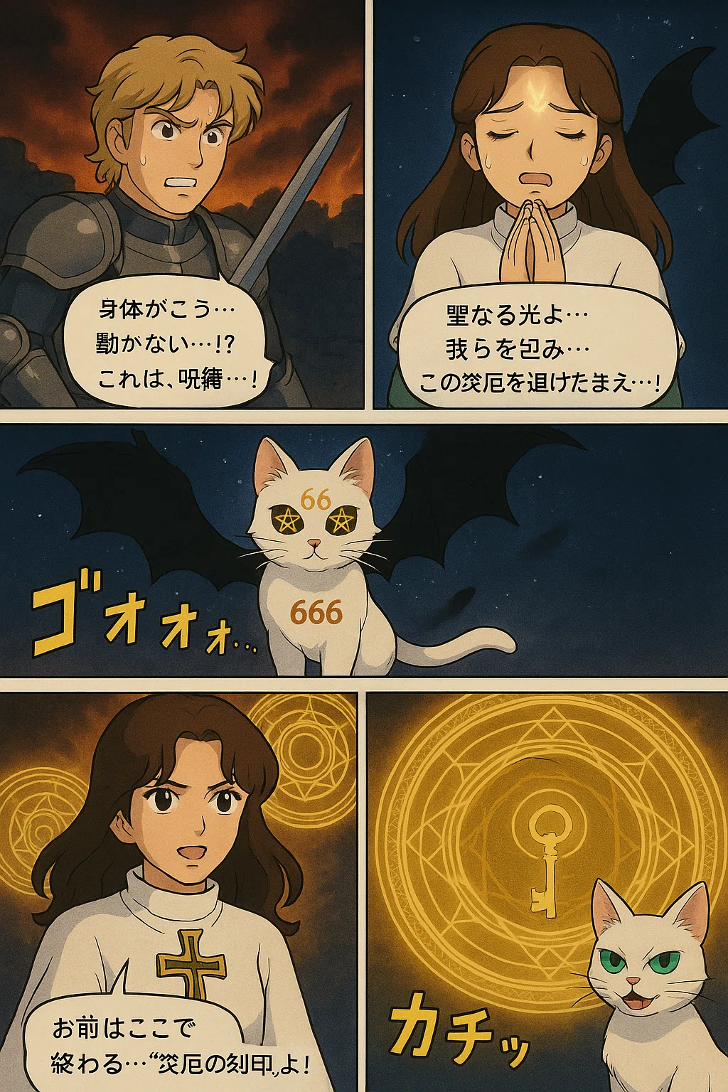 悪魔のネコ666 □第6話「ねこ耳シスター、参上！」｜美和