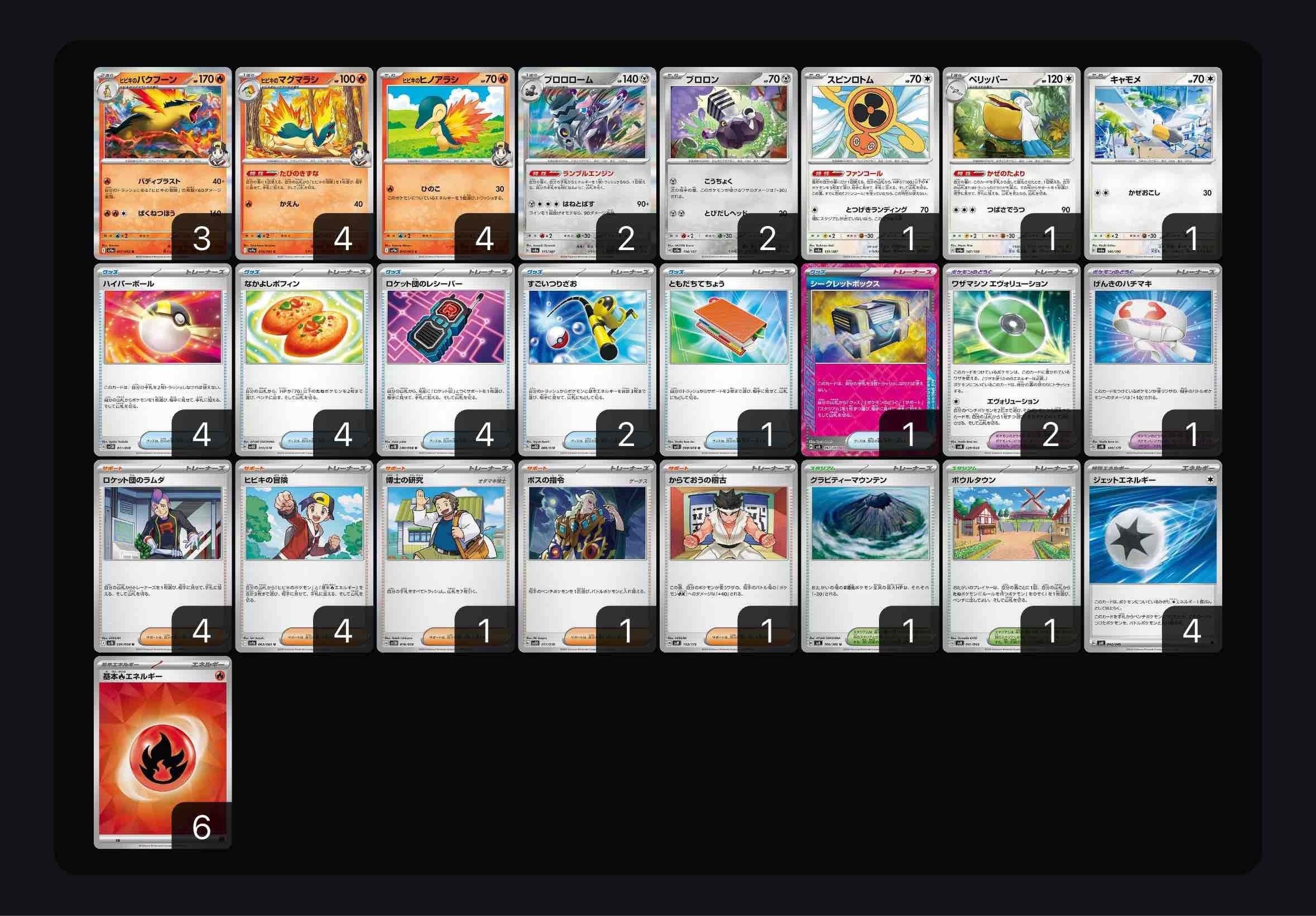 シークレットボックス【デッキの玉手箱・シクボ軸デッキ集 全35選】｜be