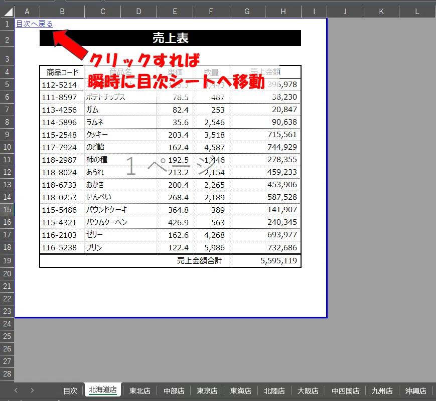 Excel】たった10秒で資料の評価が上がる✨目次作成ツール｜天使