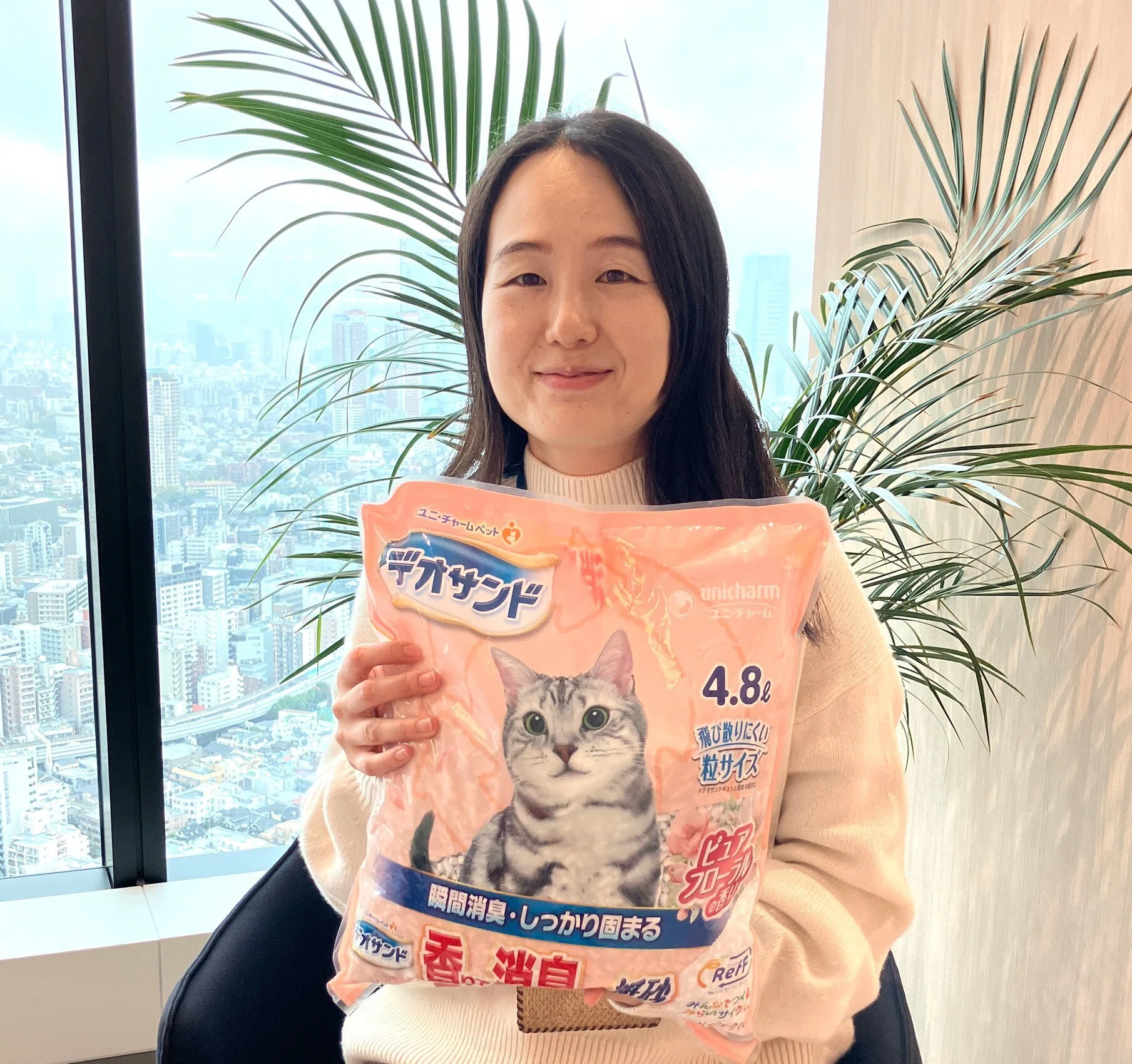 猫ちゃんオーナーに朗報！紙おむつのリサイクルから生まれた猫砂 