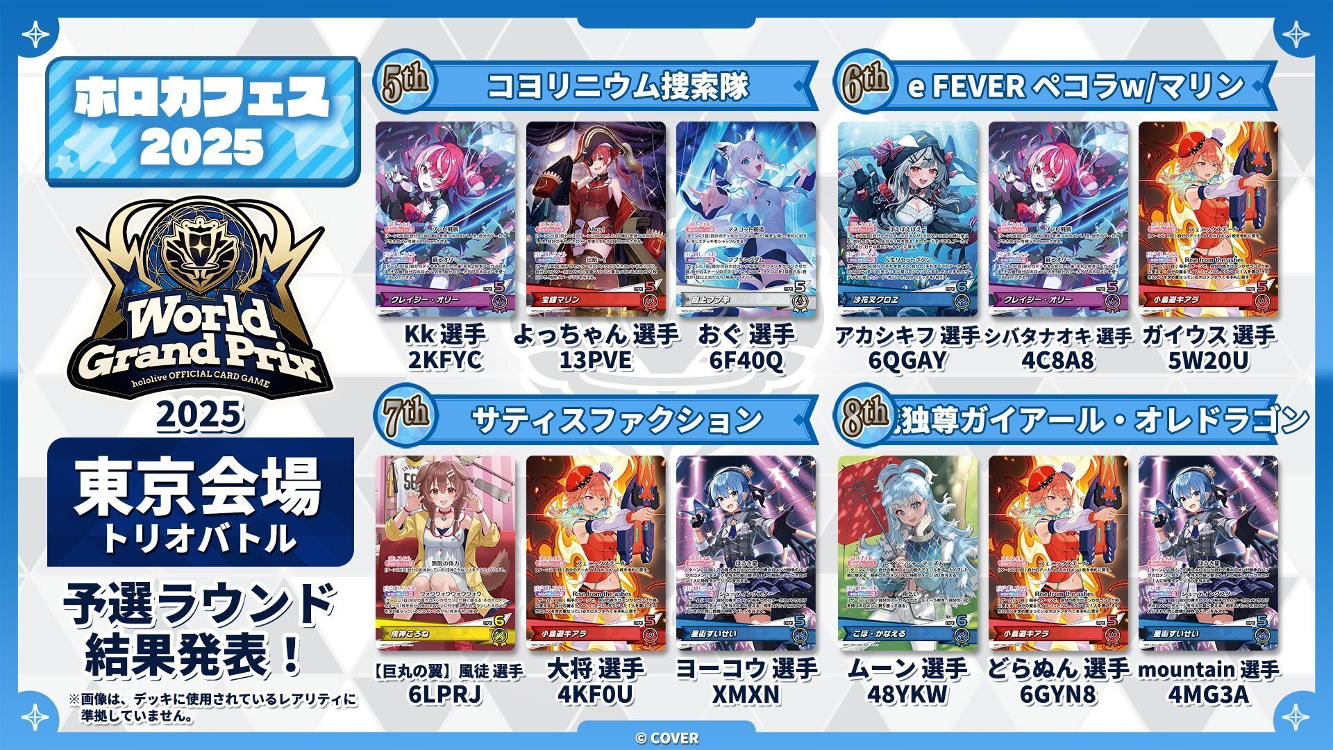 ホロカ　トリオバトル　エール　プロモ　未開封 ホロカ】WGP東京トリオバトル参加レポート｜大将