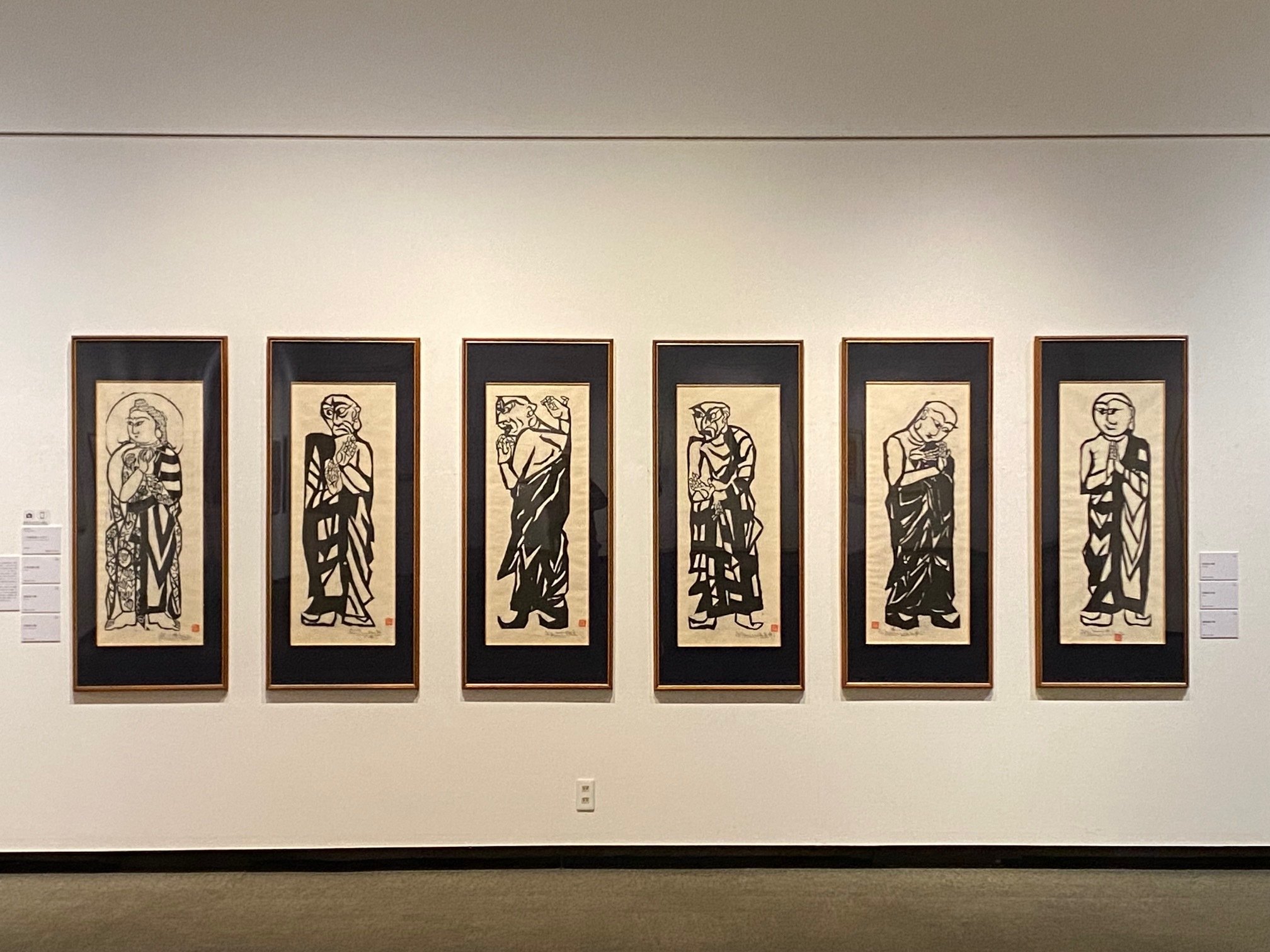 短冊版画　小さな版画　木版画　昭和10年頃のもの14点 短冊木版画 小さな木版画 昭和十年頃 14枚 美術品・アンティーク