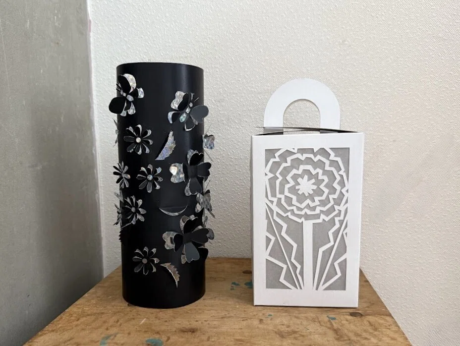 クラフト番長の推しの一品：LEDランタンBOX ＆ ホログラム／ブラック