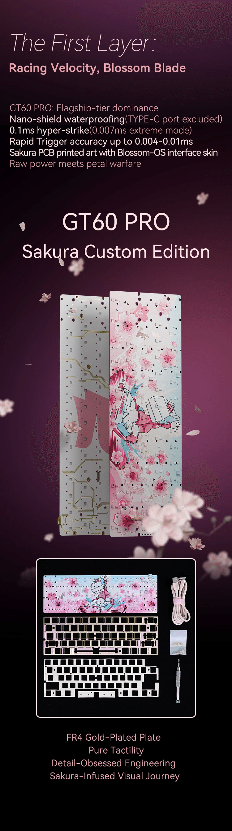【sakura様】専用 GATERON x Sikakeyb Sakura Collab Limited Edition Set