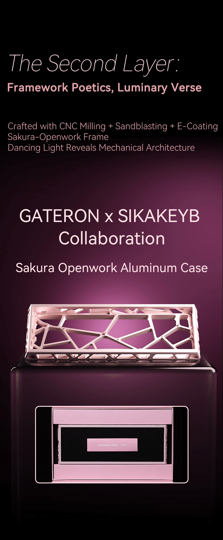 GATERON x Sikakeyb Sakura Collab Limited Edition Set Magnetic