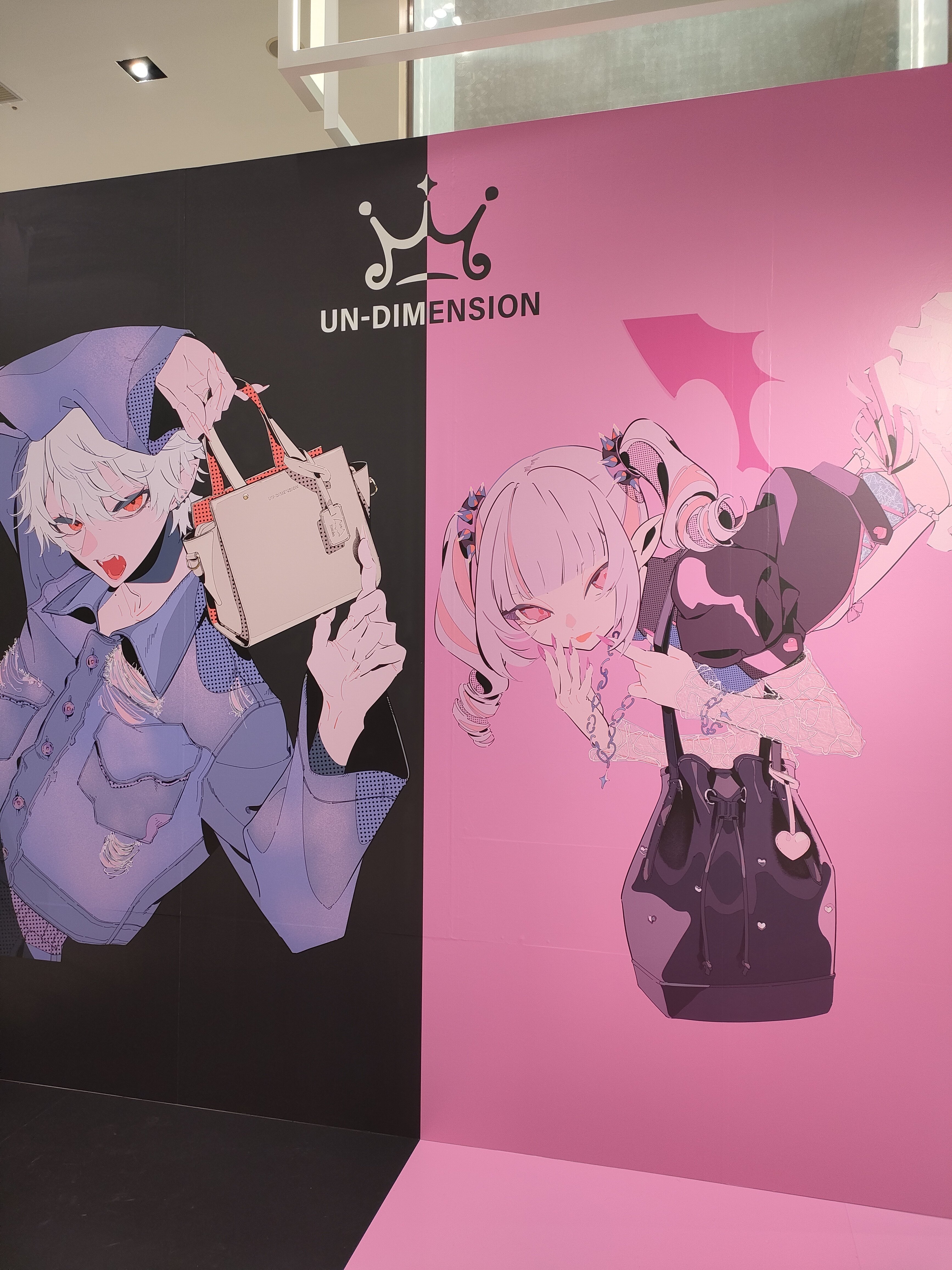 UN-DIMENSION 魔界ノりりむ ハートスタッズバケットバッグ 魔界ノりりむ ハートスタッズバケットバッグ – un-dimension