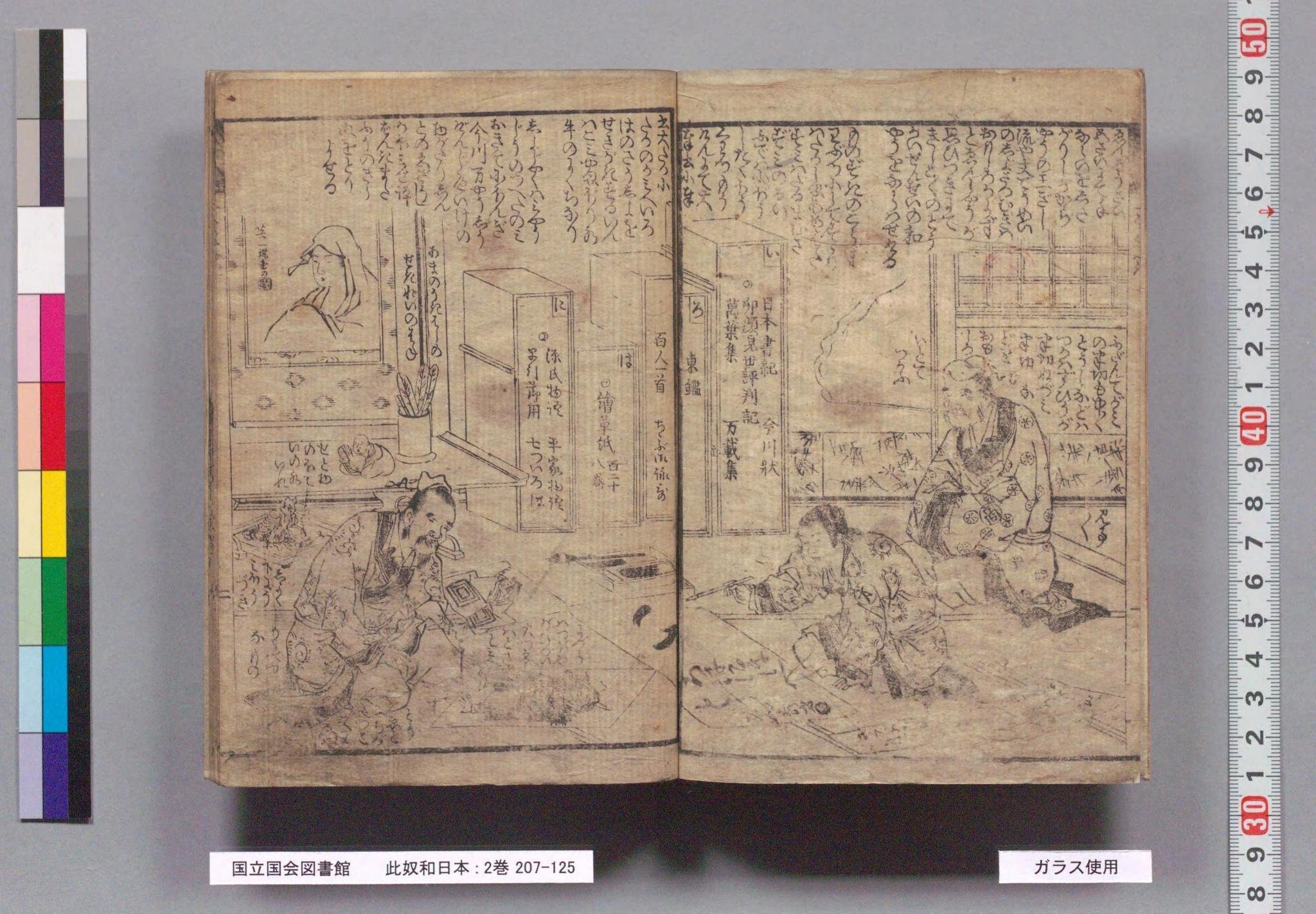 N*y様 希少　北尾政演　蔦屋重三郎　浮世絵 「吉原傾城　新美人合自筆鏡　完」木