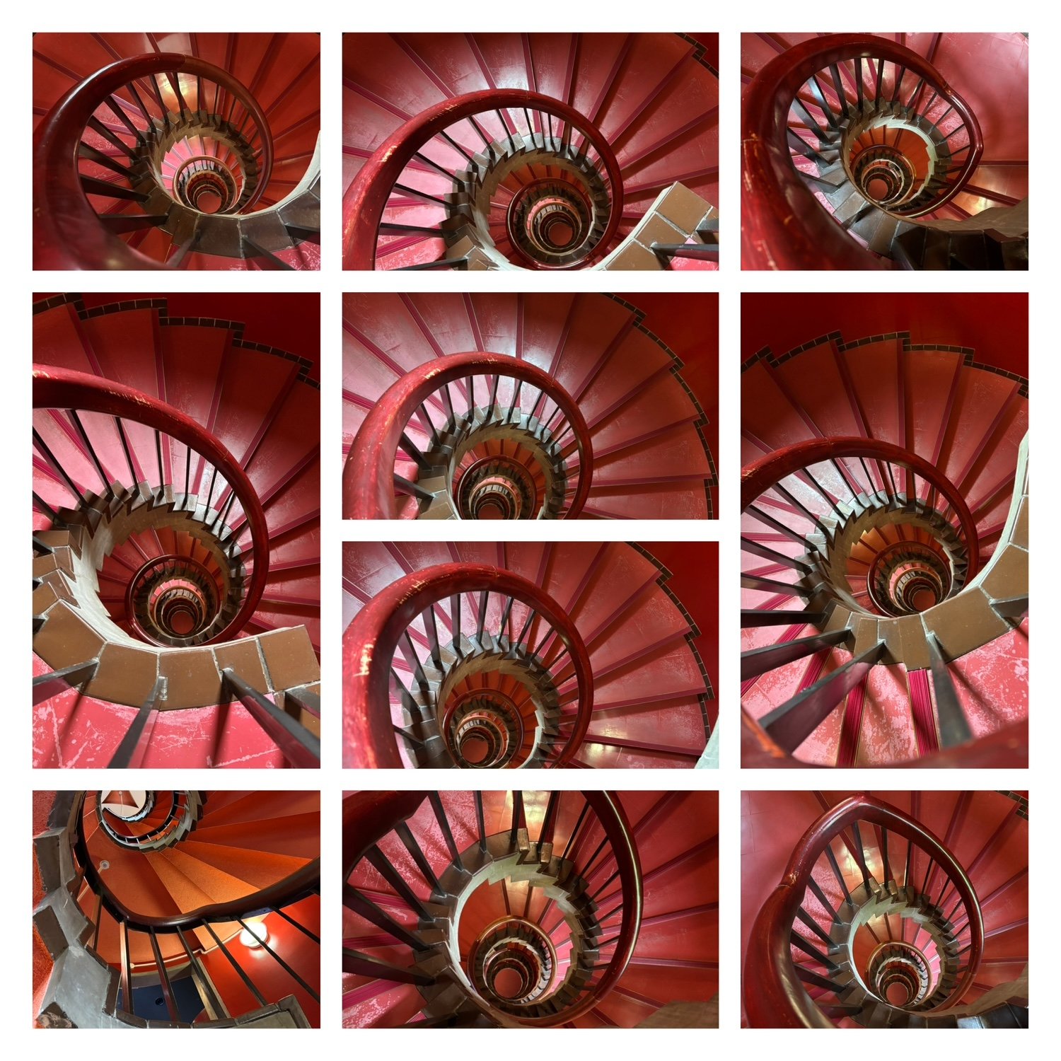 切り絵アート 螺旋階段を再度画題に｜Frau Schnitt