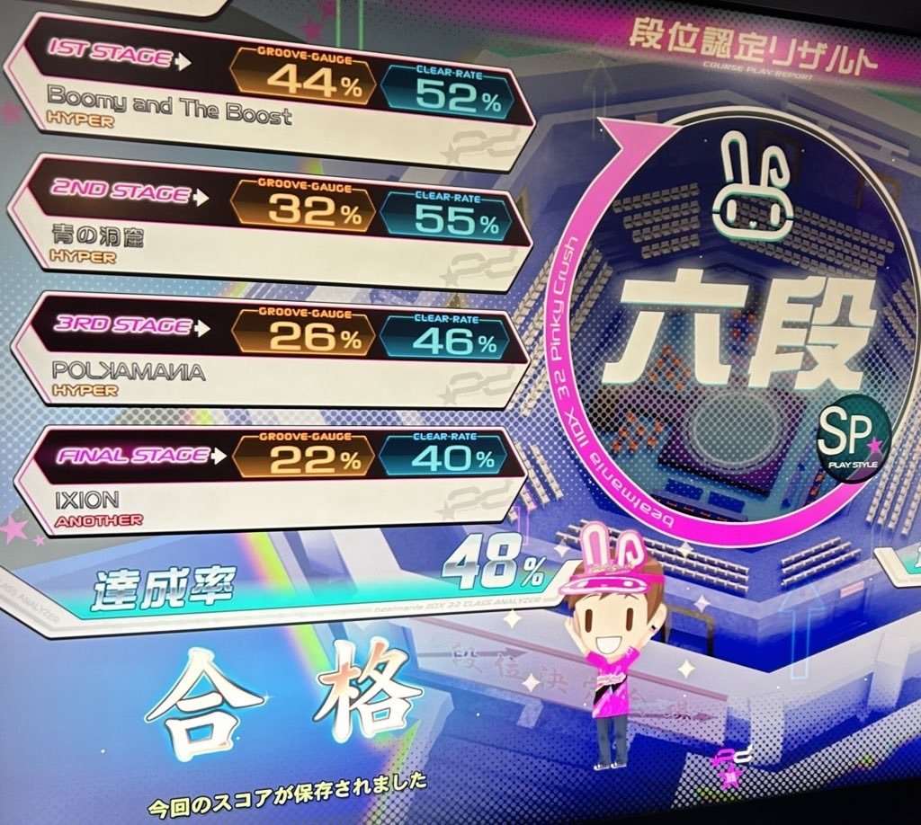 IIDX歴半年・気合と金と時間で六段合格の超楽しいお話｜うーまくん