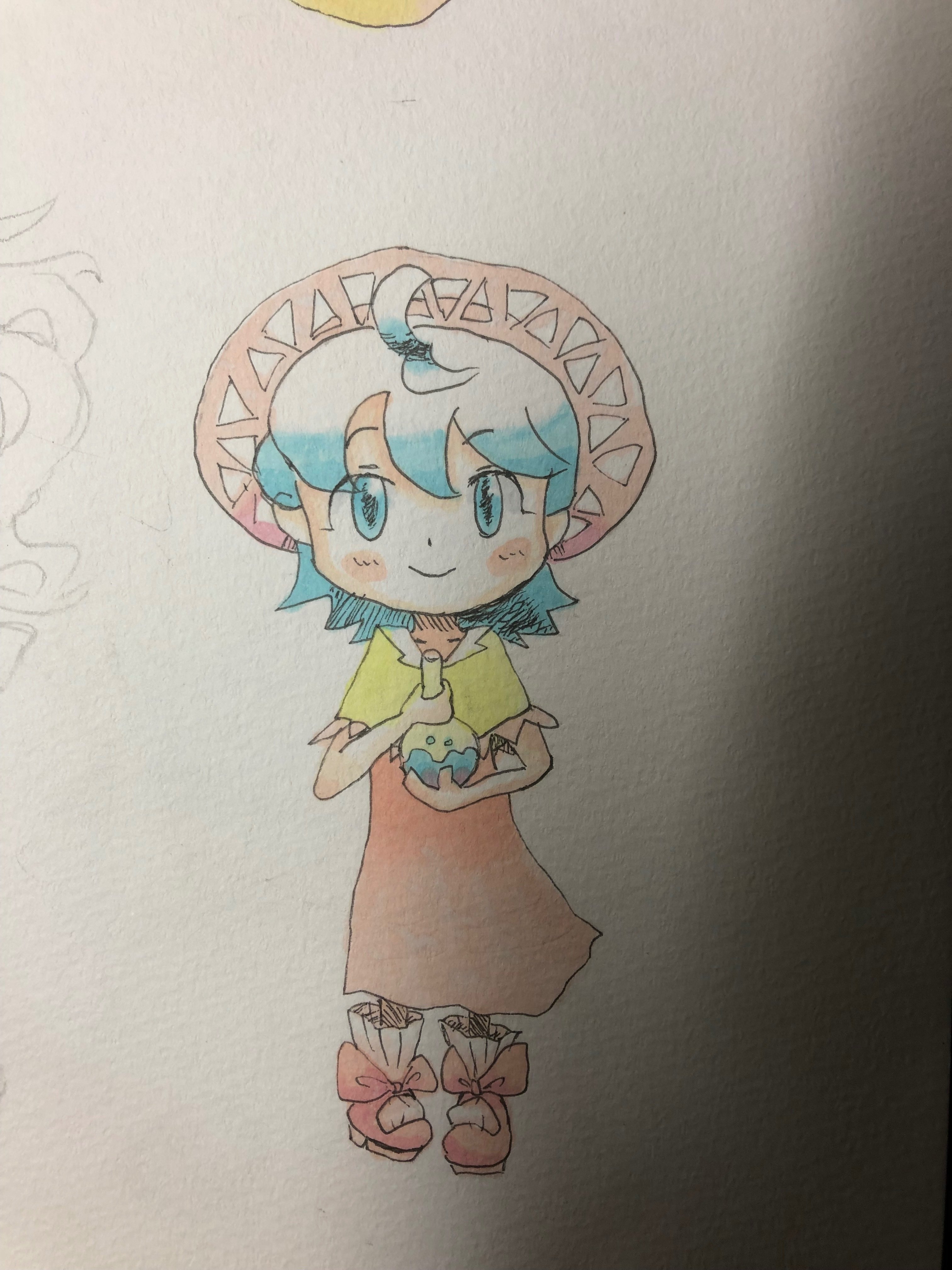 小2のときに描いた絵 過去9年間に描いた絵とか落書きを見て、絵の成長を確認する｜じんじゃー