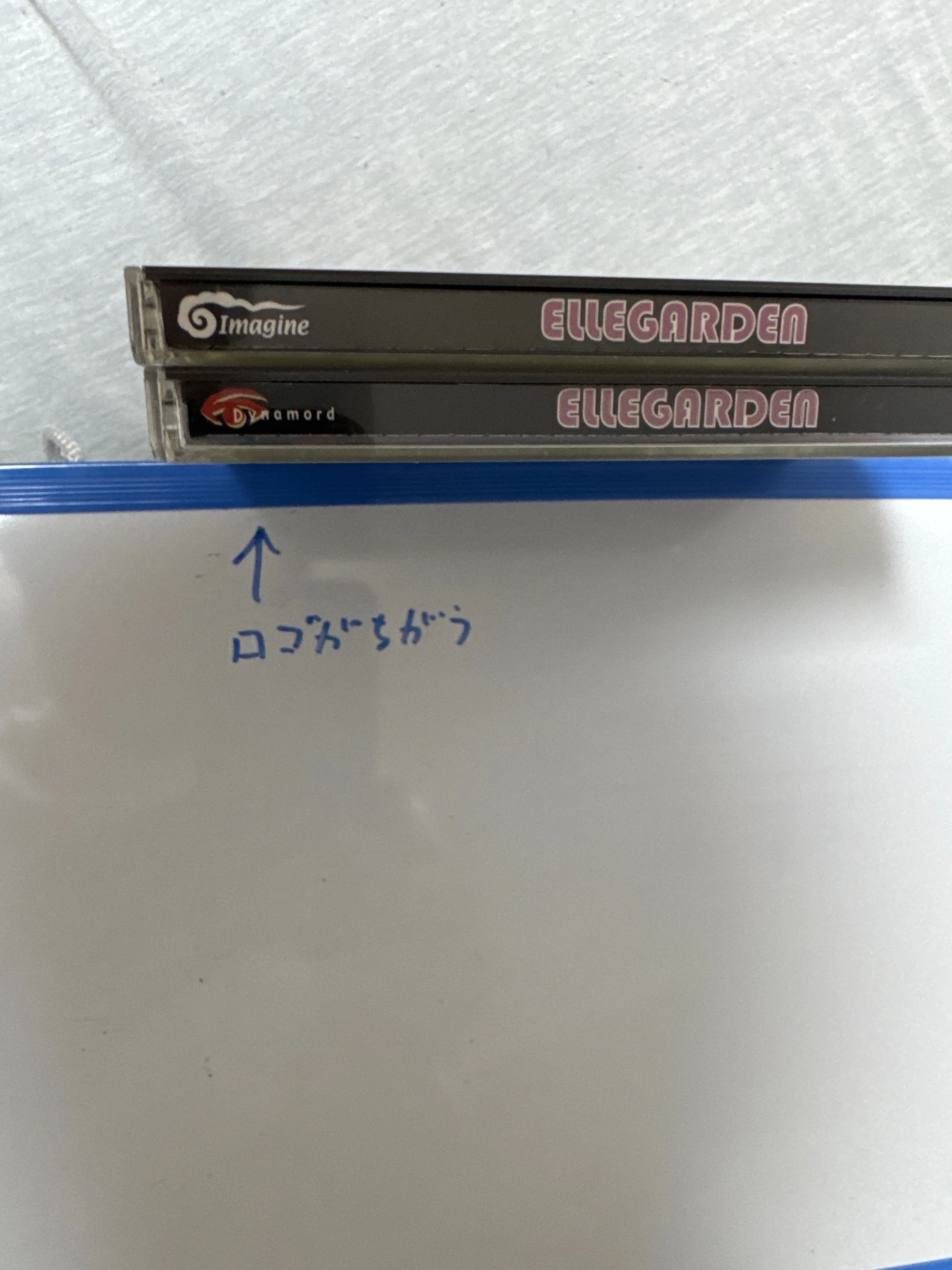 Purchased the first press edition of ELLEGARDEN｜とりあえず仮で