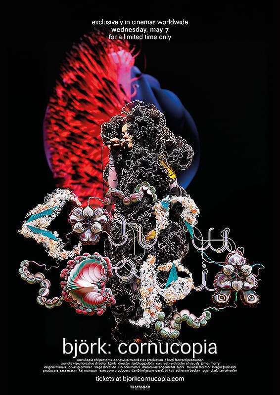 Bjork ビョーク cornucopia コーニュコピア NATURALTEE テクノロジーを駆使しながら、土着的で神話的空間で人類の起源と未来を