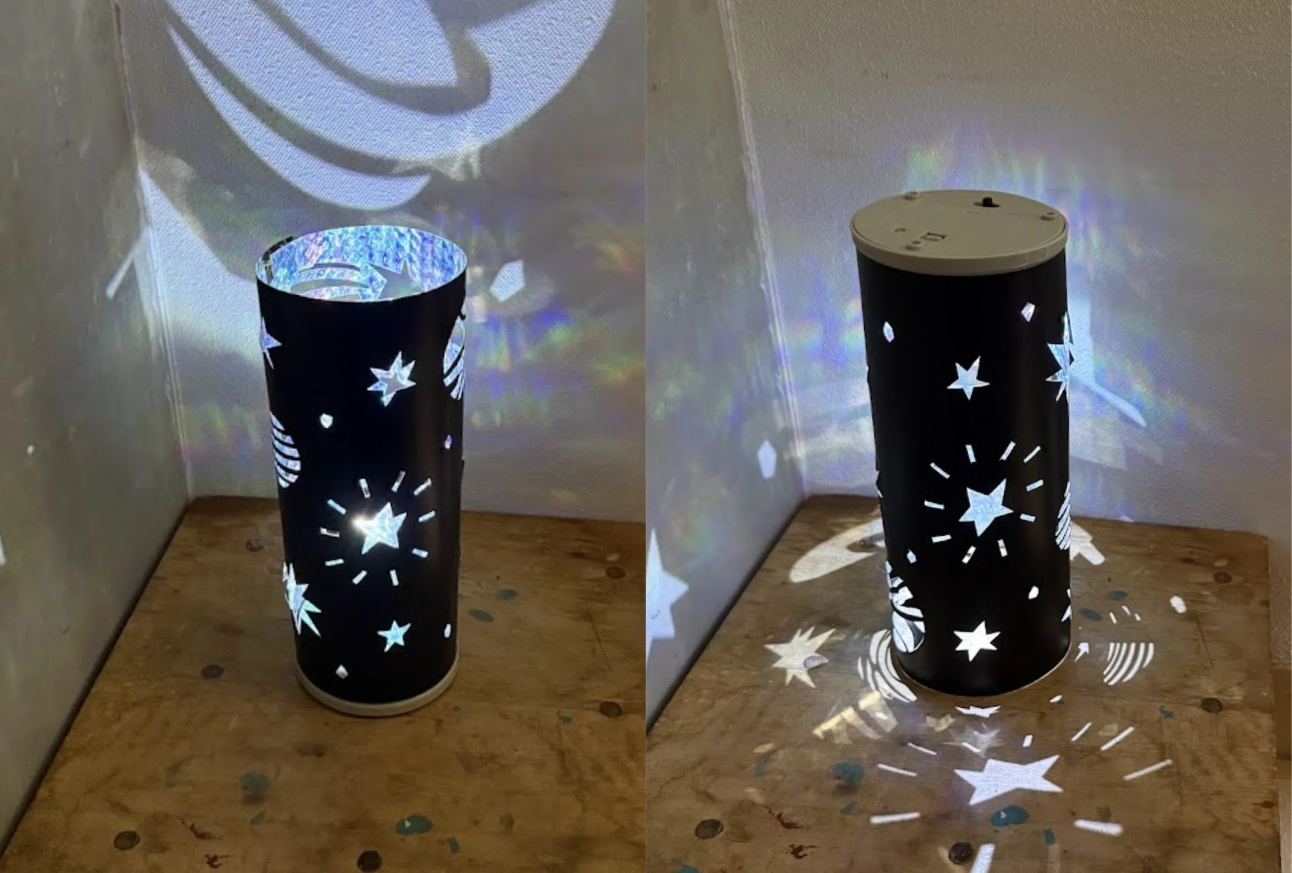 クラフト番長の推しの一品：LEDランタンBOX ＆ ホログラム／ブラック