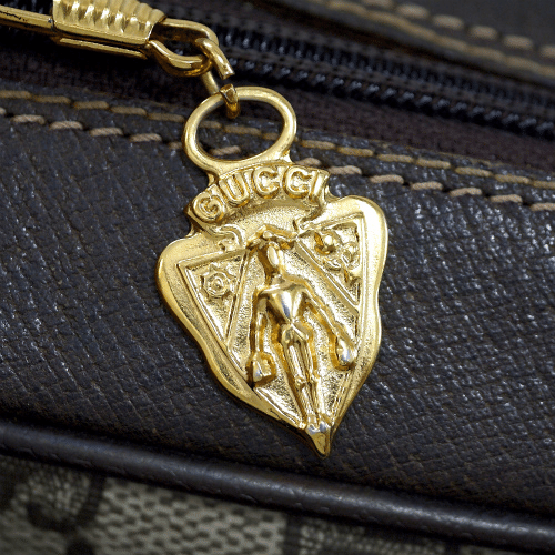【正規 美品】GUCCIゴールドクレスト金色チャームGG/3㎜ネックレスチェーン グッチ ブロンディ〕ダブルチェーン ネックレスライトゴールド