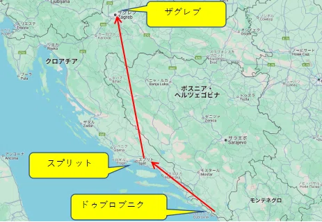 クロアチア スプリットとザグレブの世界遺産 シニアのドキドキ海外旅行