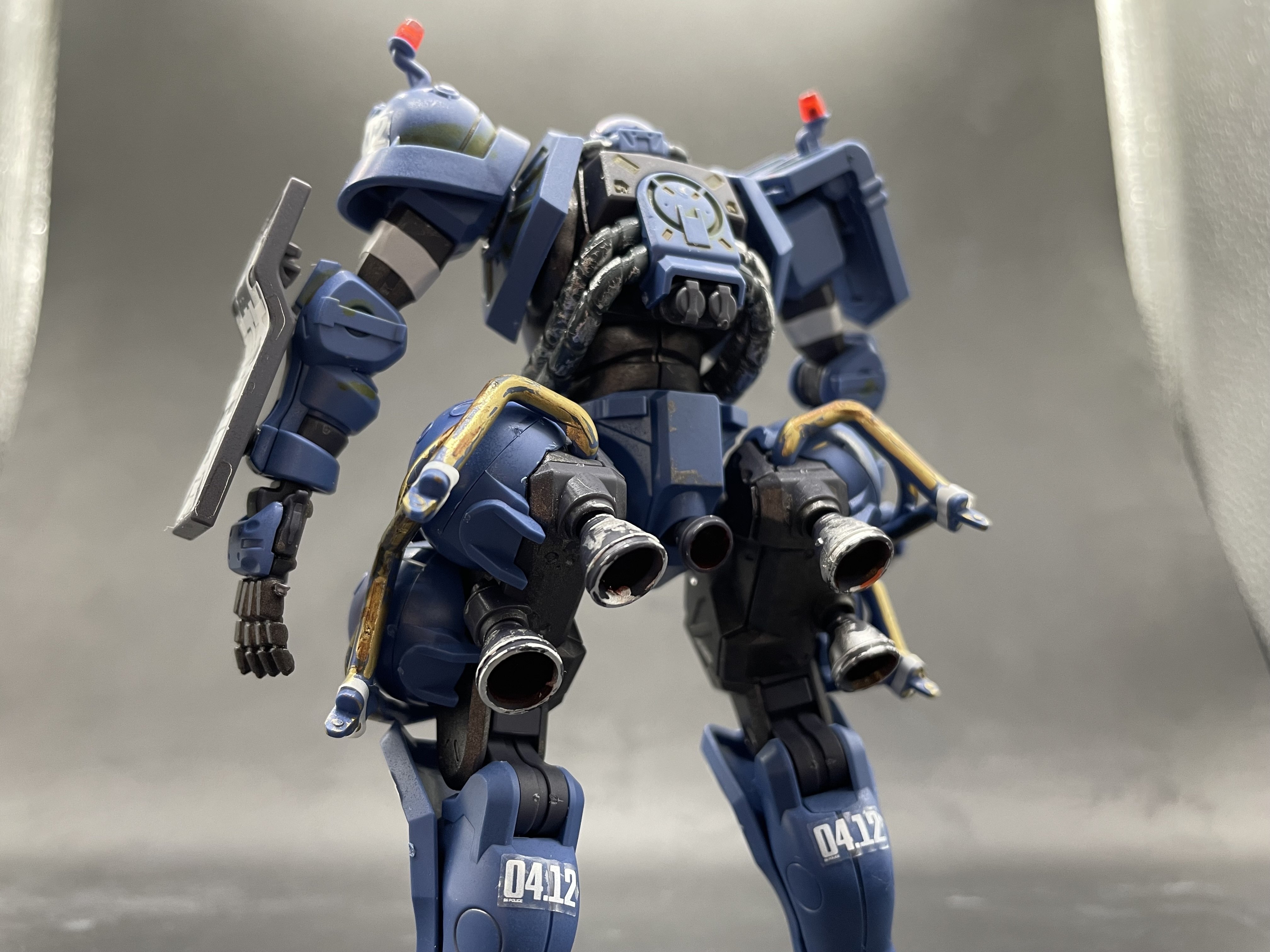 HG軍警ザク全塗装 カラーリング変更 HG軍警ザク全塗装 カラー