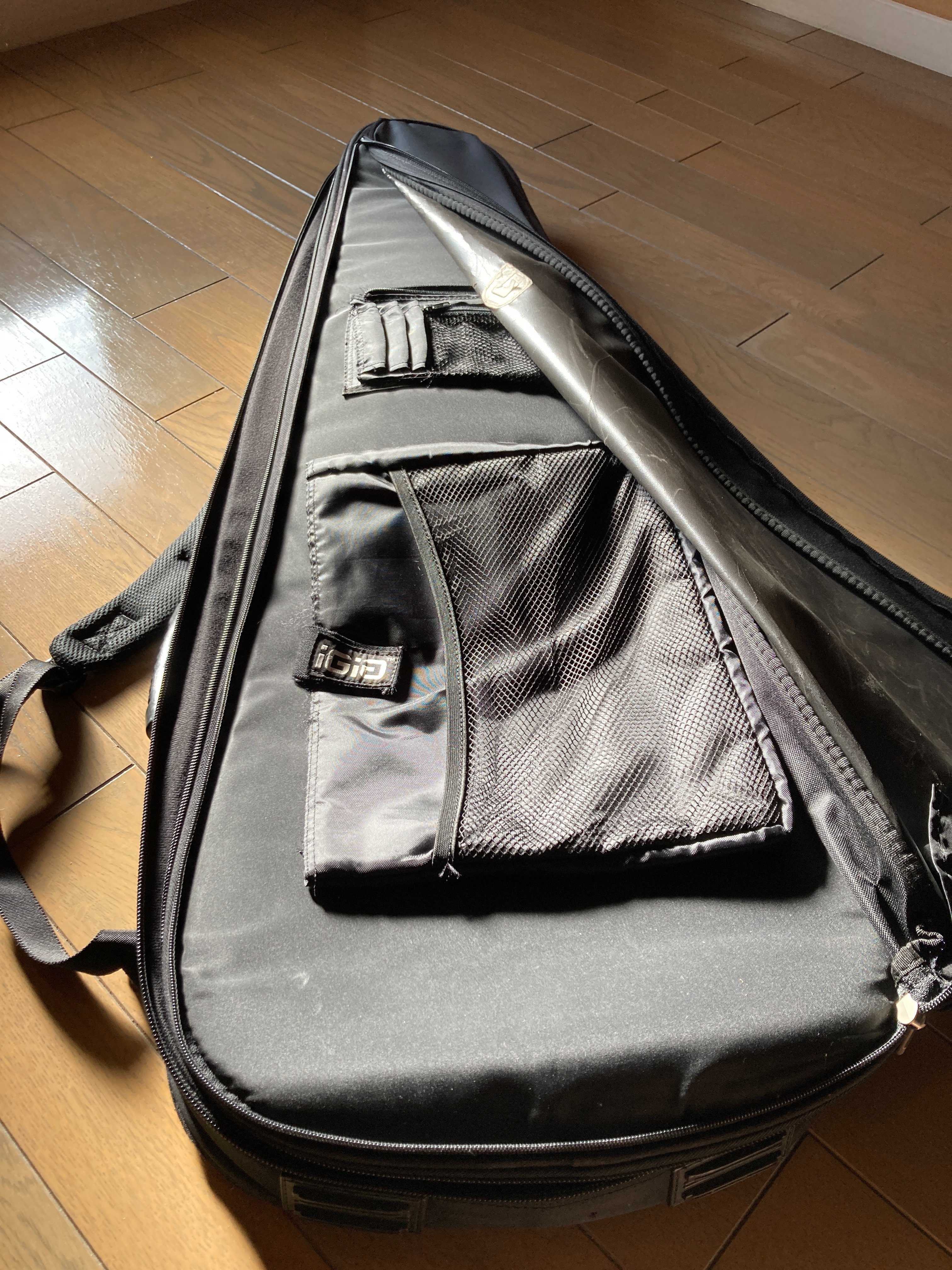 IGiG アイギグ ベース用 ギグバッグ ギグケース レインカバー付き IGiG ( アイギグ ) G315B Black/Black ベース用ギグバッグ 送料