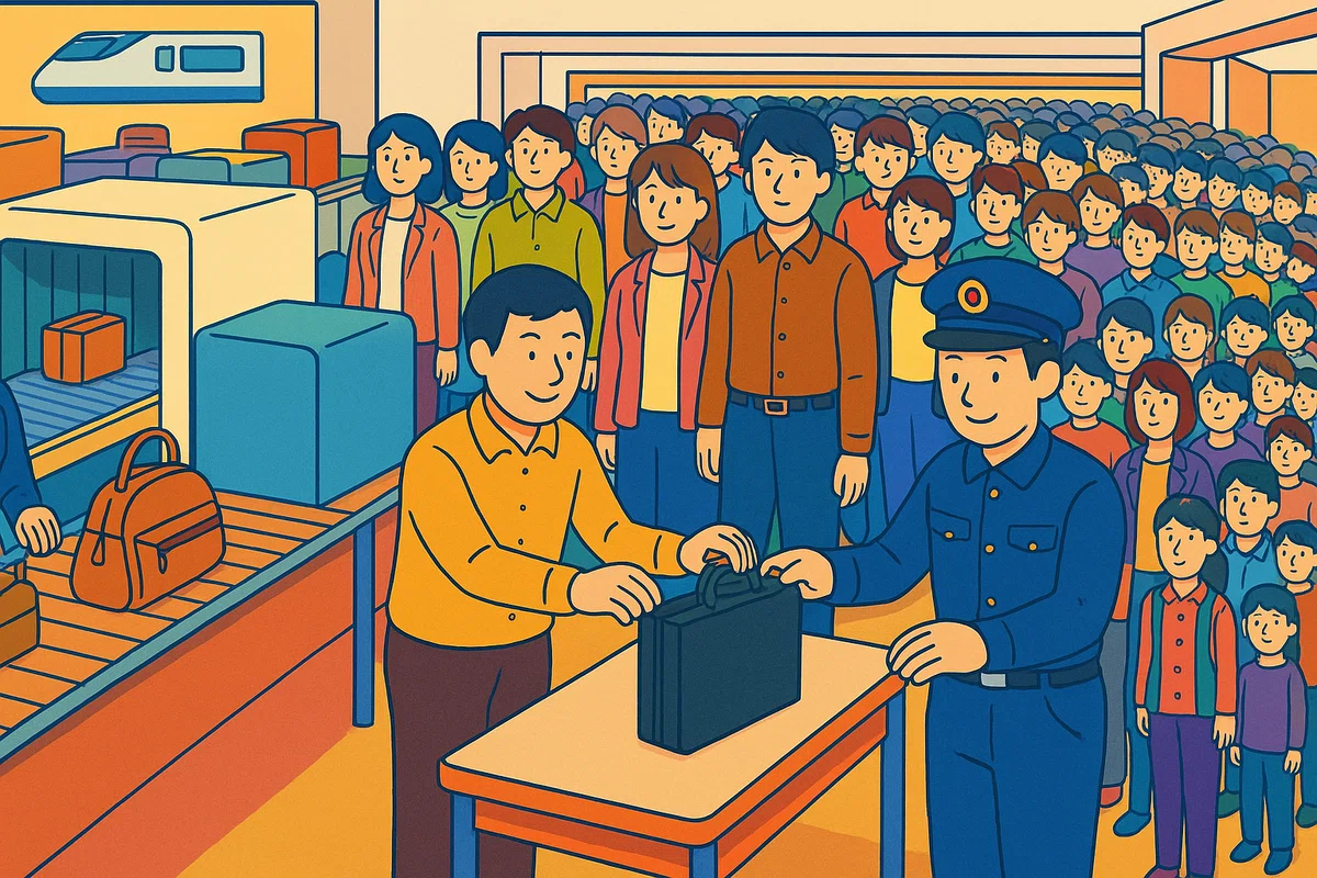 【丸山穂高Channelまとめ】新幹線の乗客手荷物チェックは現実的か|まりこ