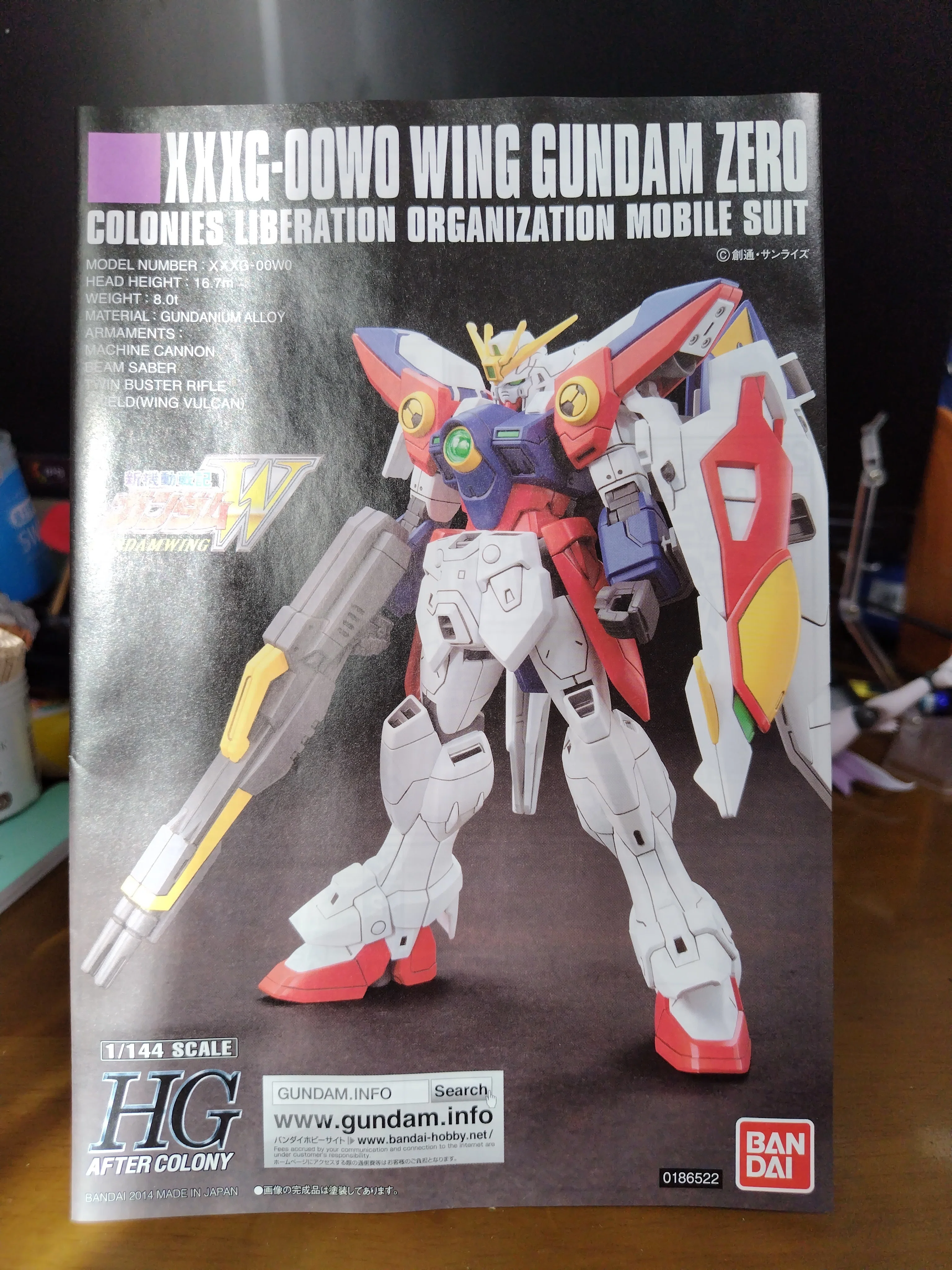 HGAC ウイングガンダムゼロ 箱絵＆中身紹介｜サコウ【頼光ママ友会】
