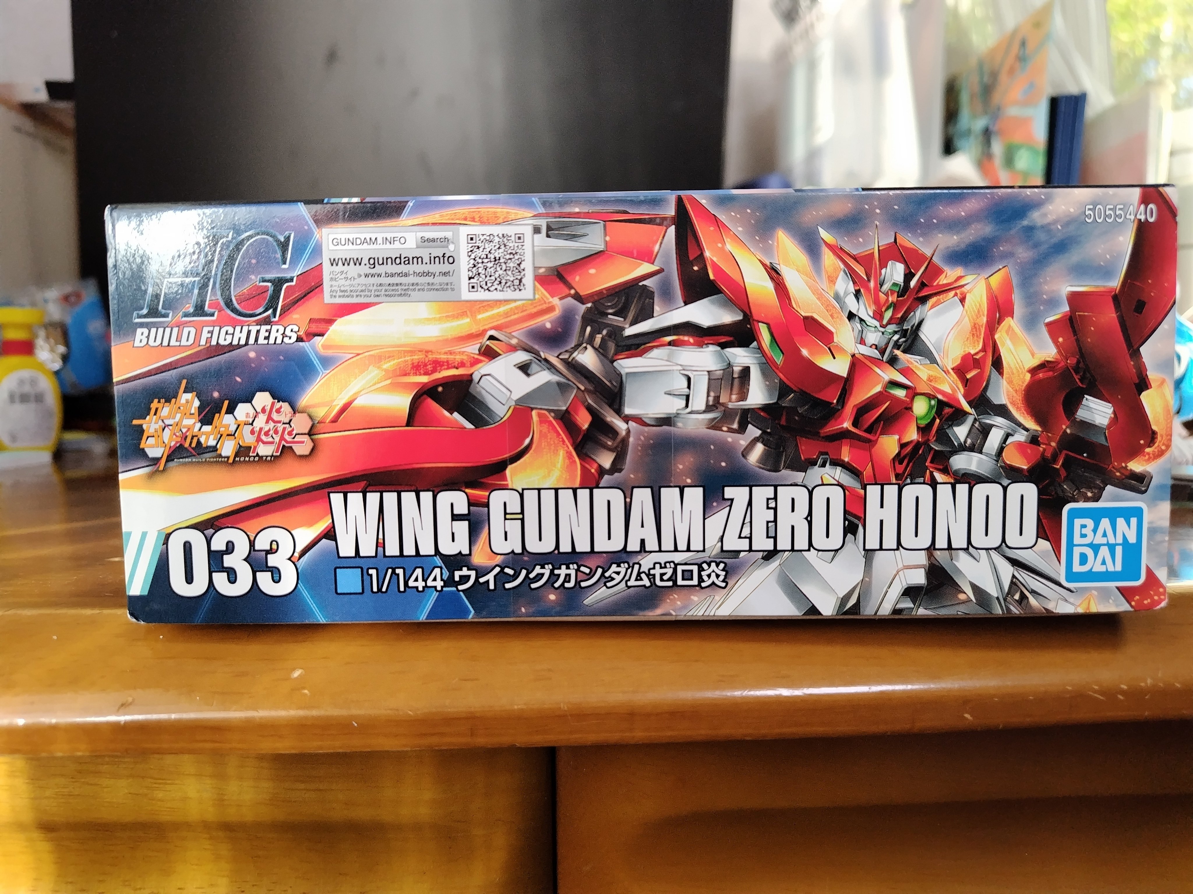 HGBF ウイングガンダムゼロ炎＆ウイングガンダムゼロ炎カスタムキット