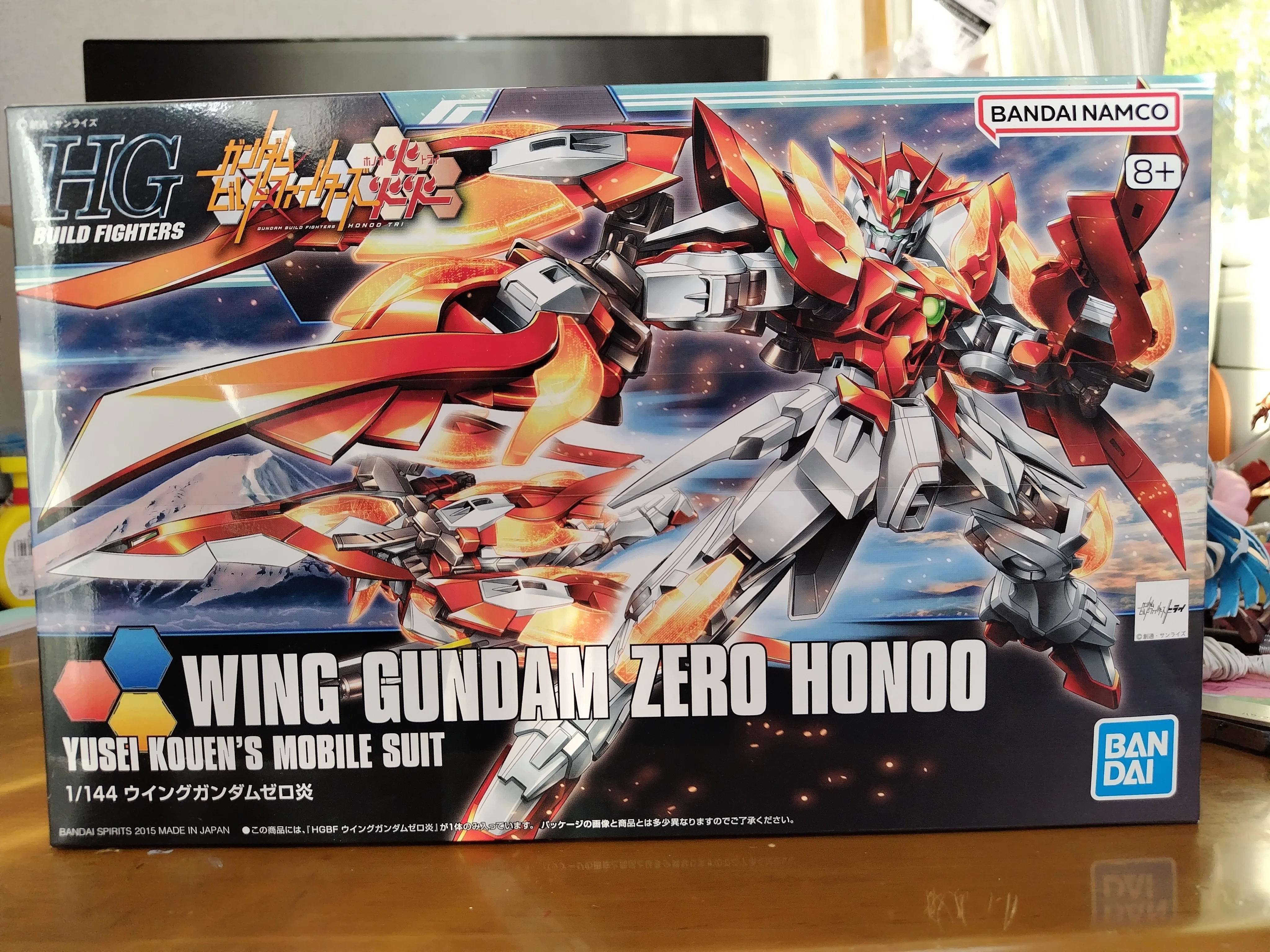 HGBF ウイングガンダムゼロ炎＆ウイングガンダムゼロ炎カスタムキット