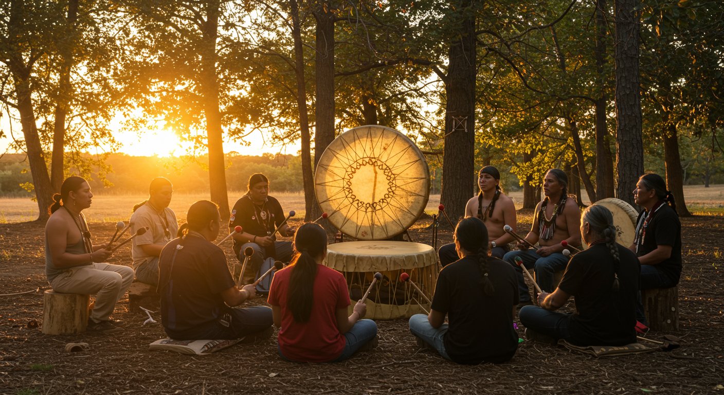 ネイティブアメリカン音楽の魅力と歴史｜伝統から現代への継承｜牛島 剛(うしじま つよし）, image size:1408x768