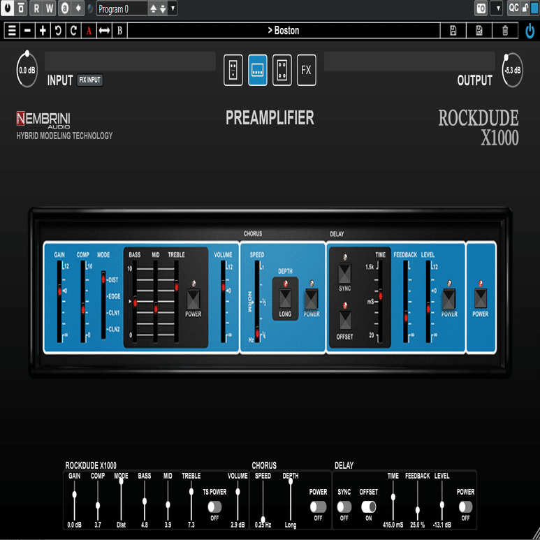 Rockman X100」シミュレートギターアンププラグインレビュー｜Strattakk GT