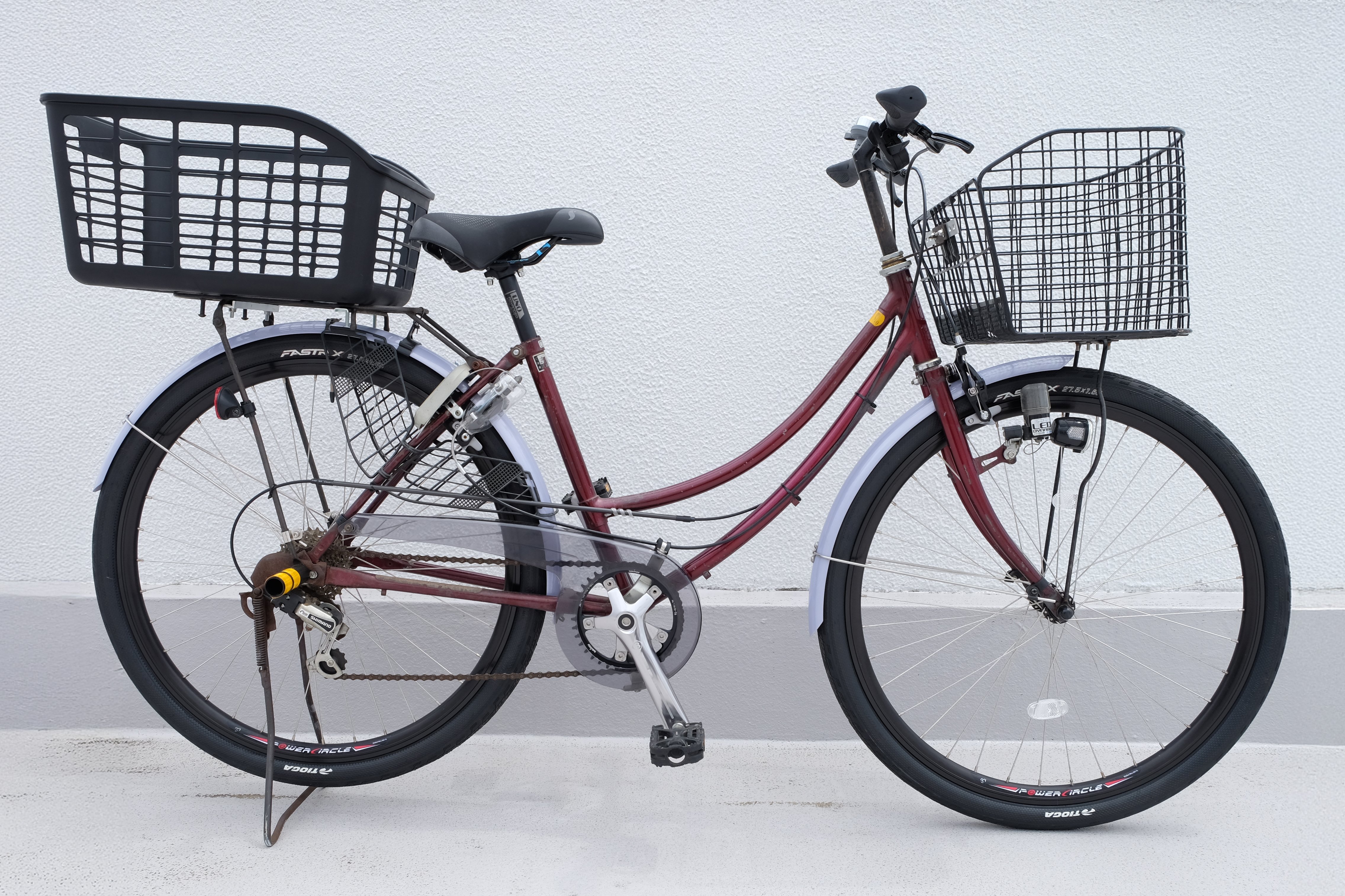 ママチャリ改造メモ（27.5er化,1×(9-1)化,リアキャリパー化）｜KURE