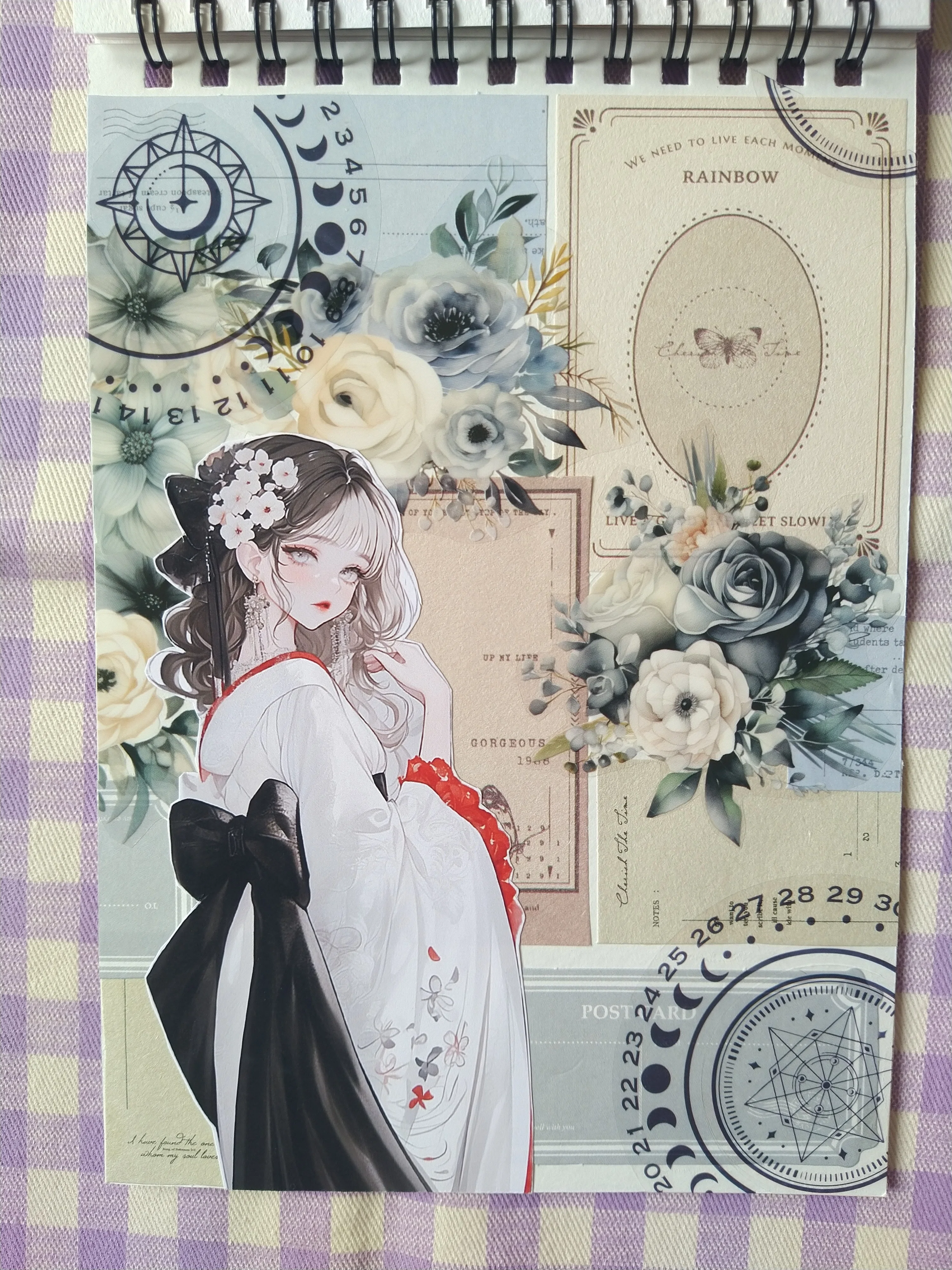 コラージュ初心者の四苦八苦 No.4｜うぱ山 バコパ