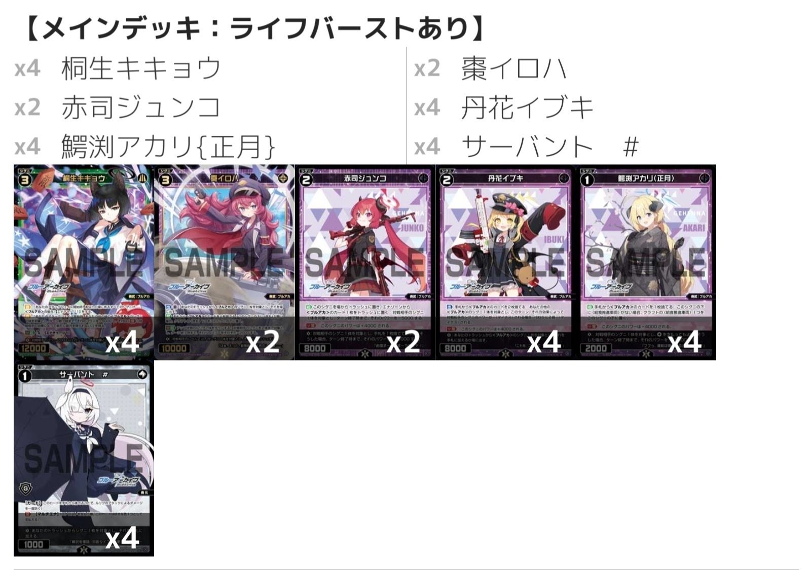 ブルアカ限定戦構築紹介 空崎ヒナ【WIXOSS】｜しょぱん