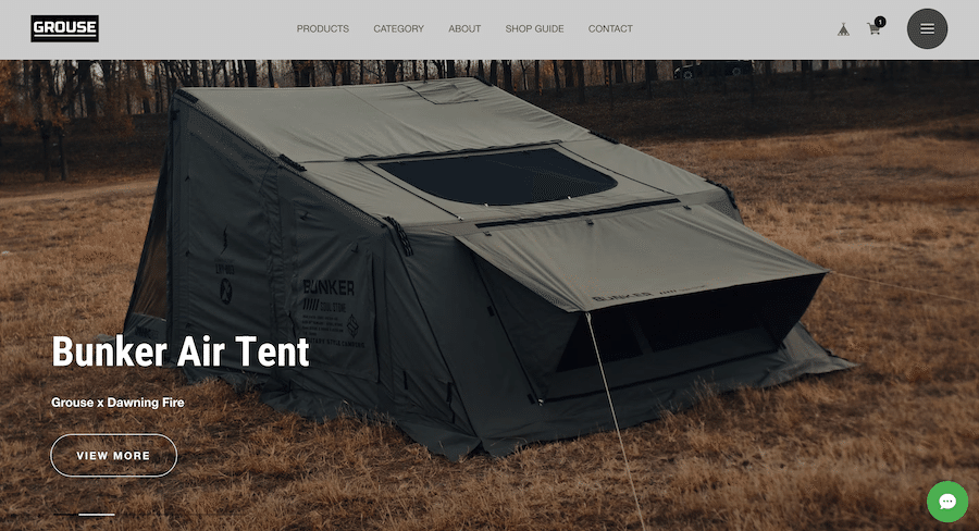 爆誕？】GROUSE x Dawning Fireの最強テント「BUNKER」！キャンプ場で