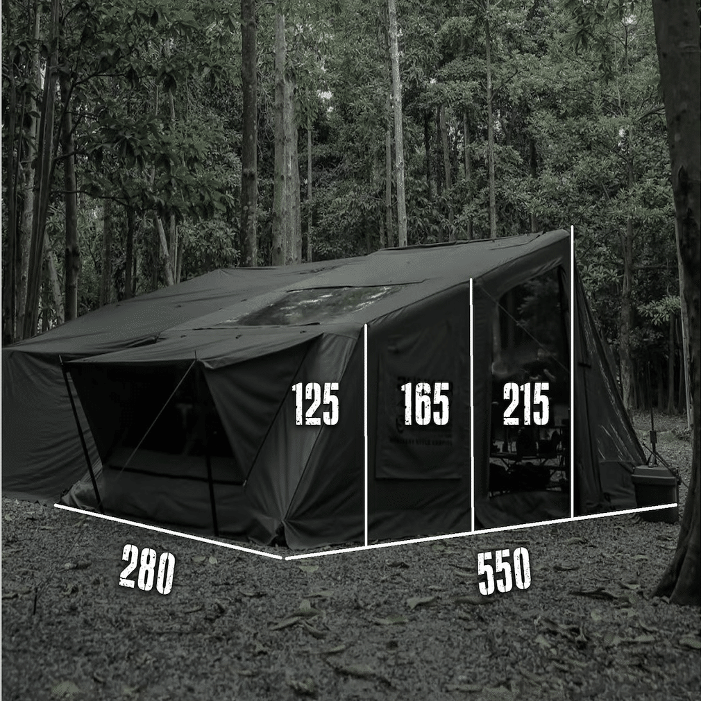 爆誕？】GROUSE x Dawning Fireの最強テント「BUNKER」！キャンプ場で