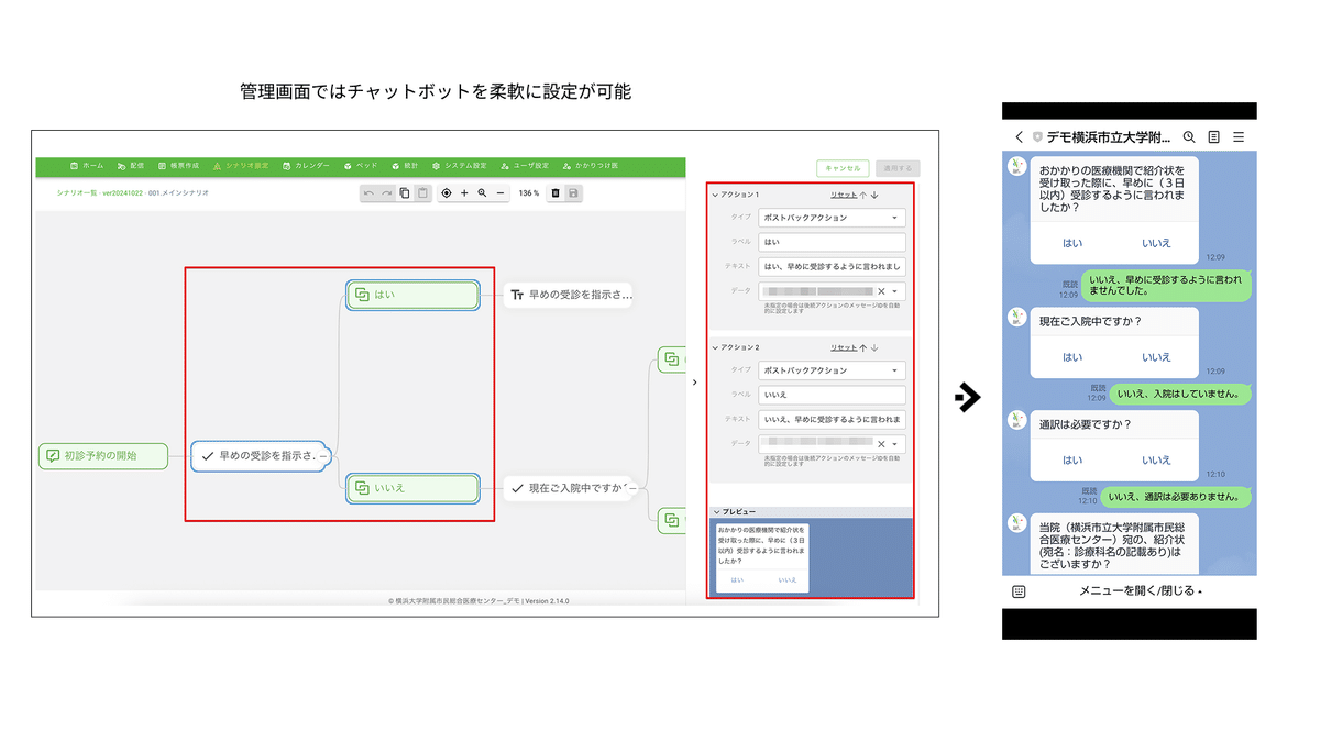 管理画面のメッセージ設定