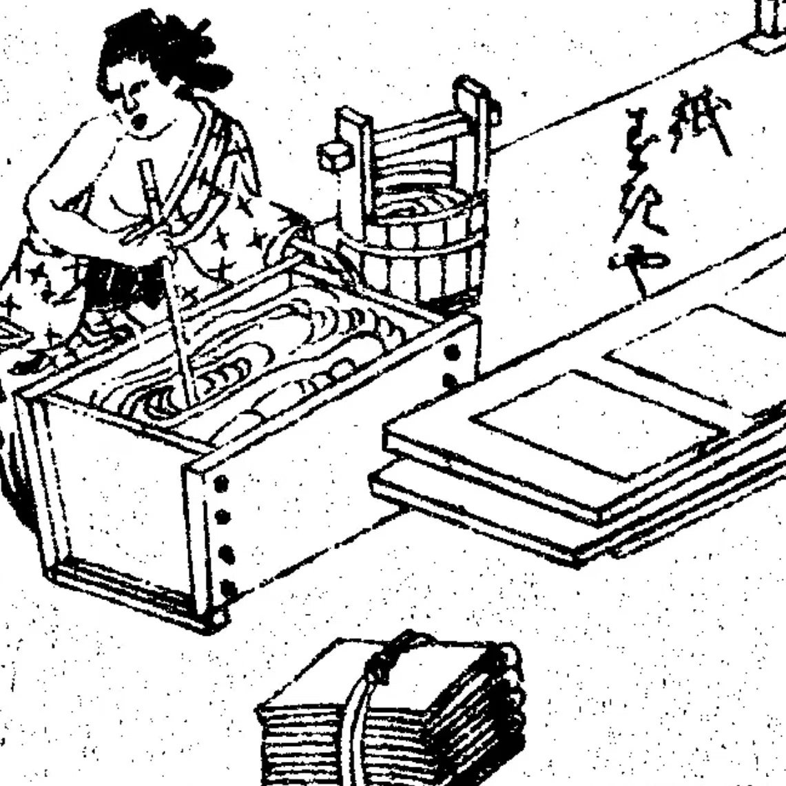 女大学宝箱】（13）紙漉き｜mominaina