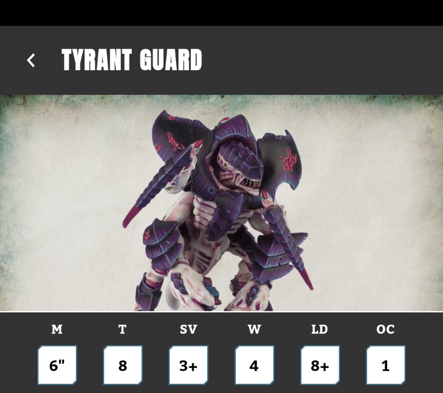 ケ*ジ様 ティラニッド　タイラントガード×6 ティラニッドユニット評価2025 タイラントガード編｜αΩ