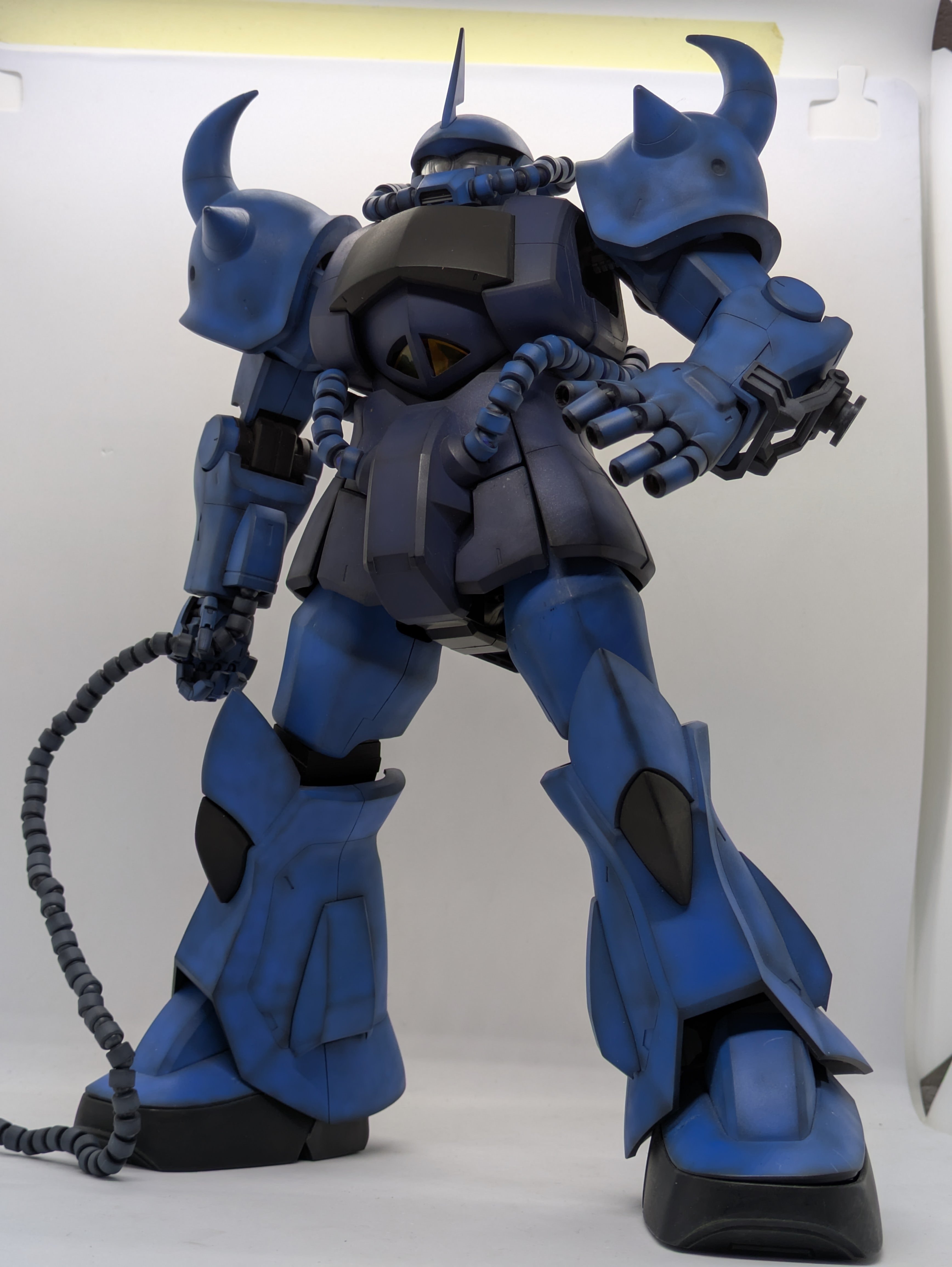 HY2M グフ 1/60 哀戦士 ランバラル グフ カラー塗装 サーベルLED化 過去作例】【ガンプラ】1/60 HY2M グフ|うえだ ヒロ