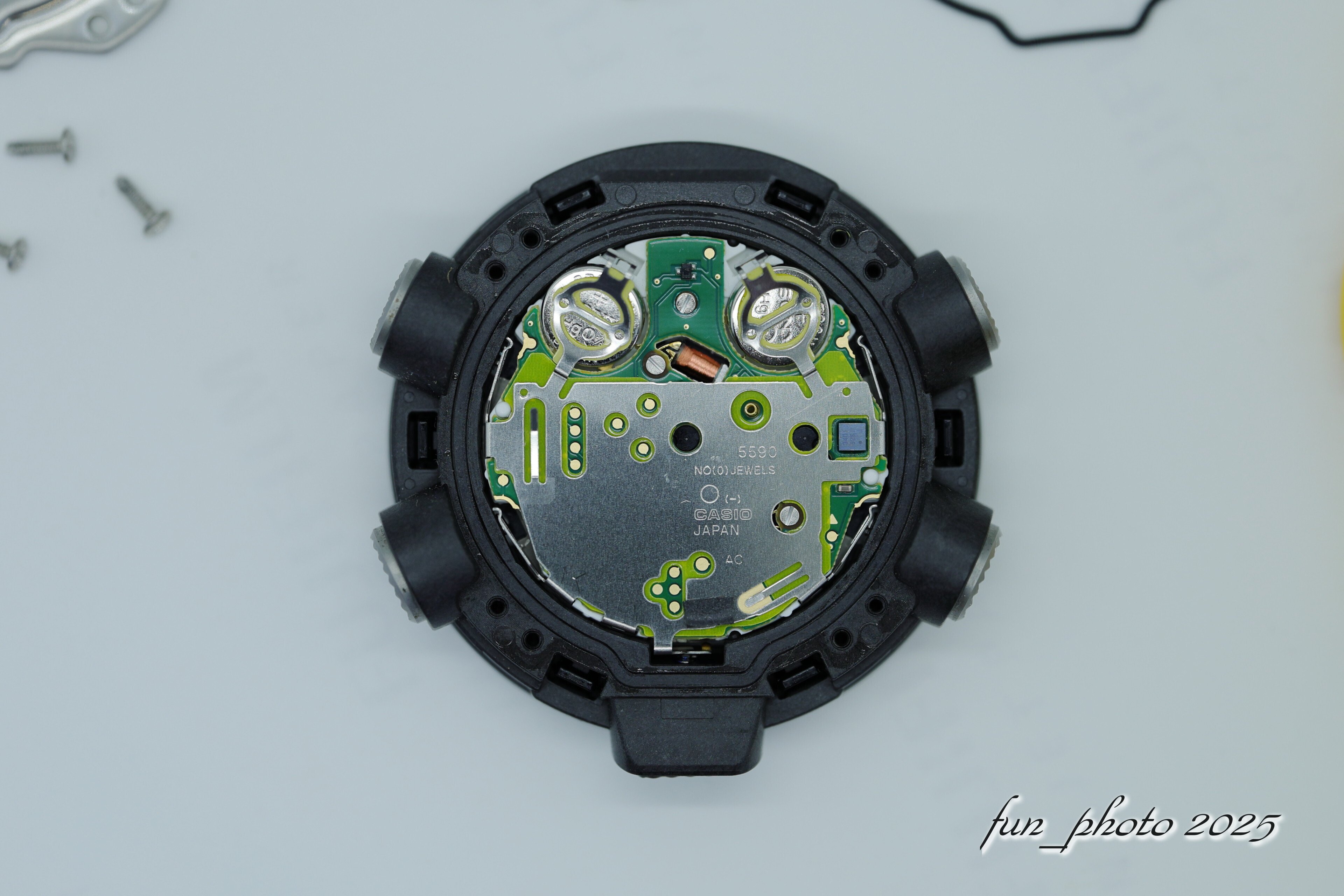 G-SHOCK 電池交換 - 山と渓流と