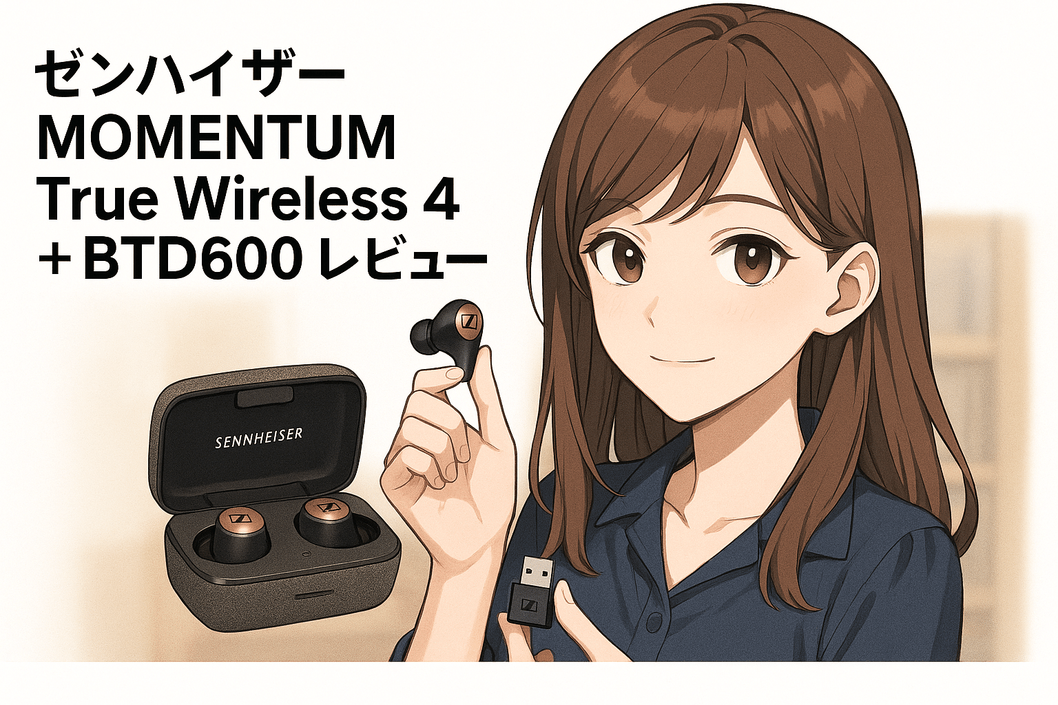 2025年最新】ゼンハイザー MOMENTUM True Wireless 4 + BTD600レビュー