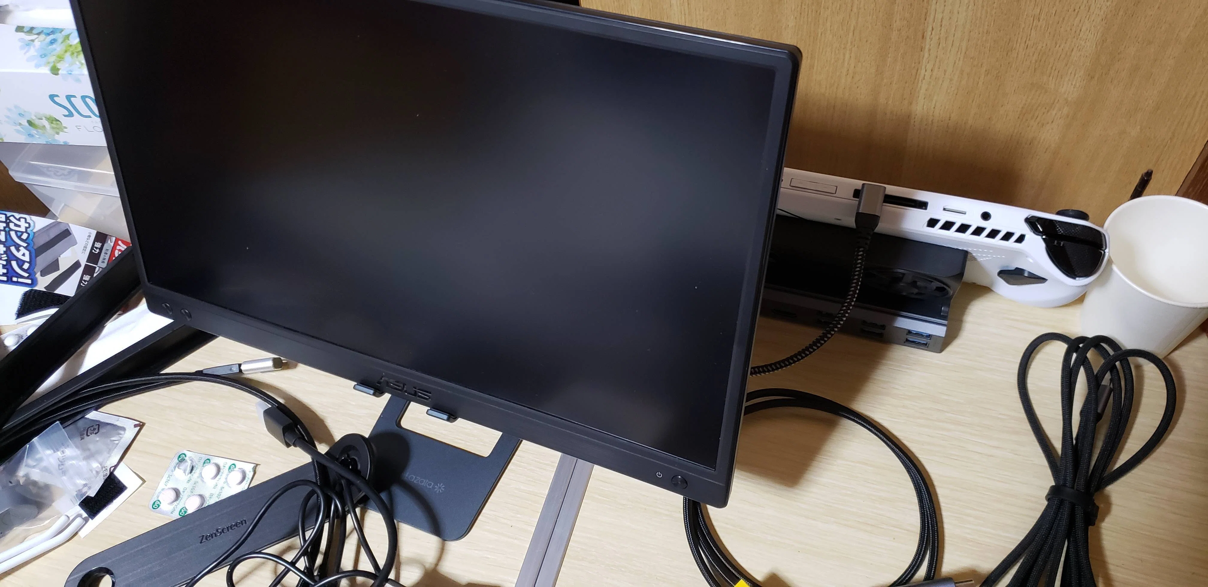 5/10追記】ROG Allyと『DP Alt Mode 対応 USB-C 』モニターを繋げた 