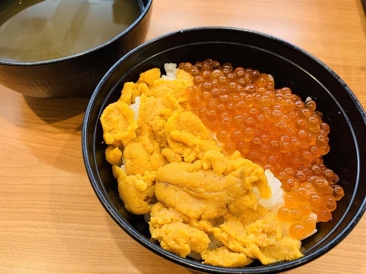 うにいくらミニ丼 2025.5.10｜おくむらなをし