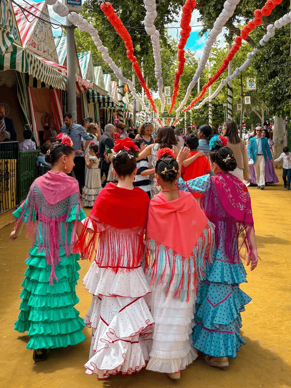 フラメンコ 衣装 セビリア製 セビジャーナス Sevillanas! La 4ª copla