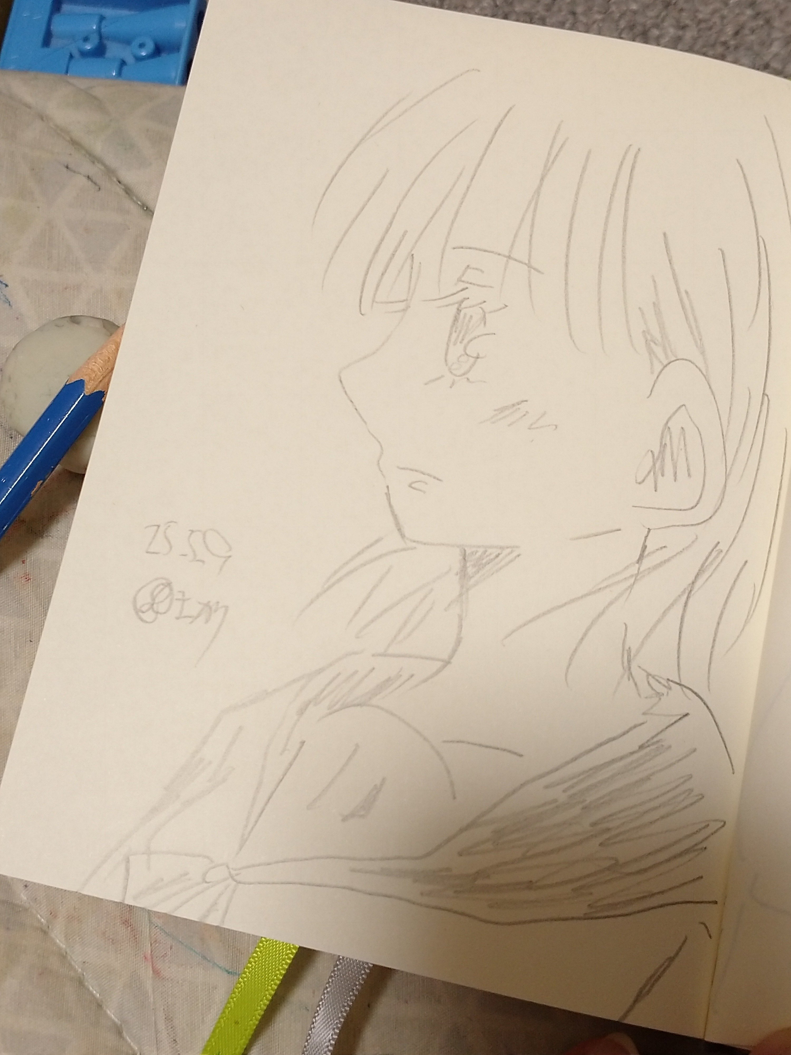 今日の鉛筆drawingｽﾞ✏️｜ヒカリ