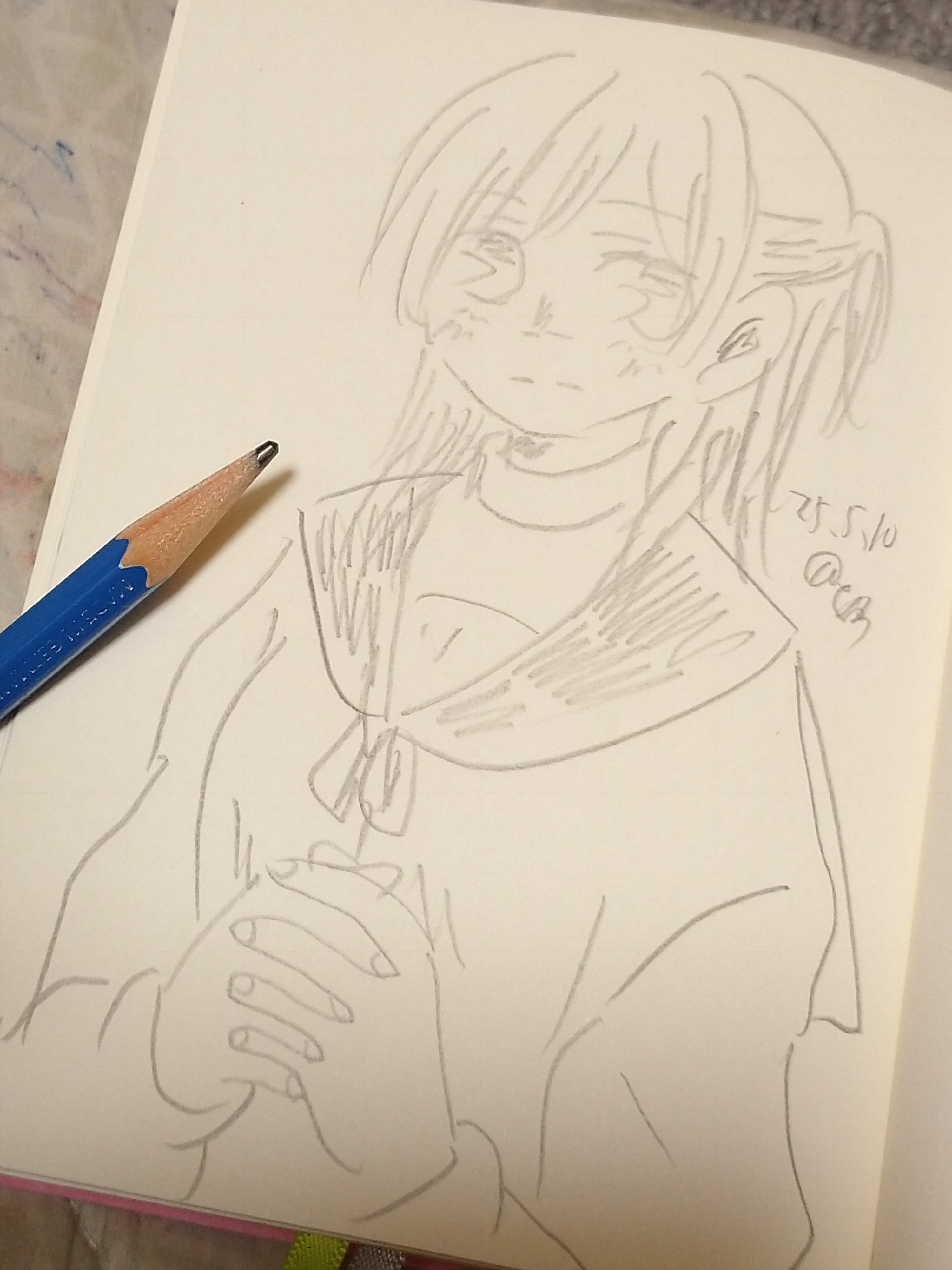 今日の鉛筆drawingｽﾞ✏️｜ヒカリ