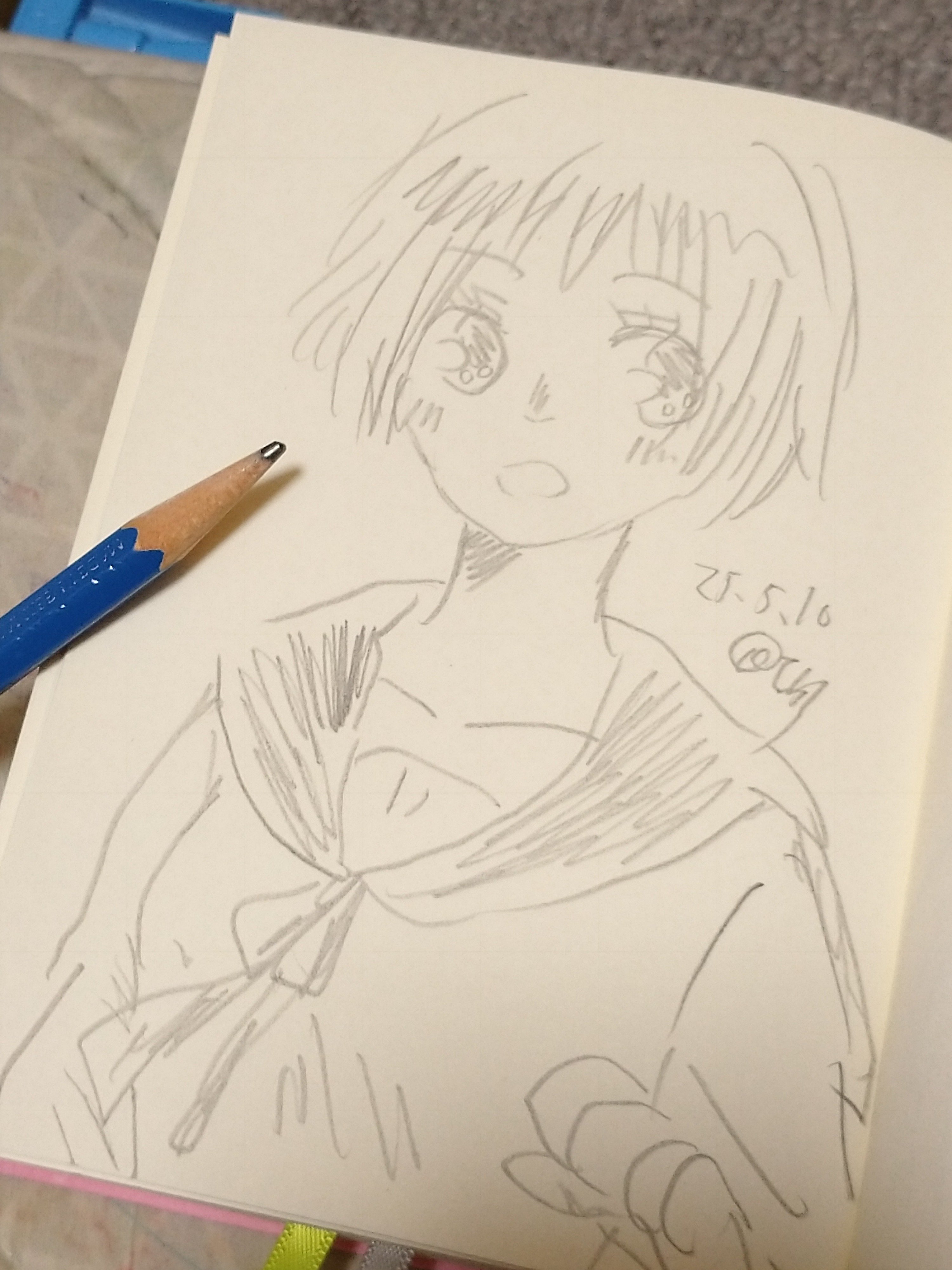 今日の鉛筆drawingｽﾞ✏️｜ヒカリ