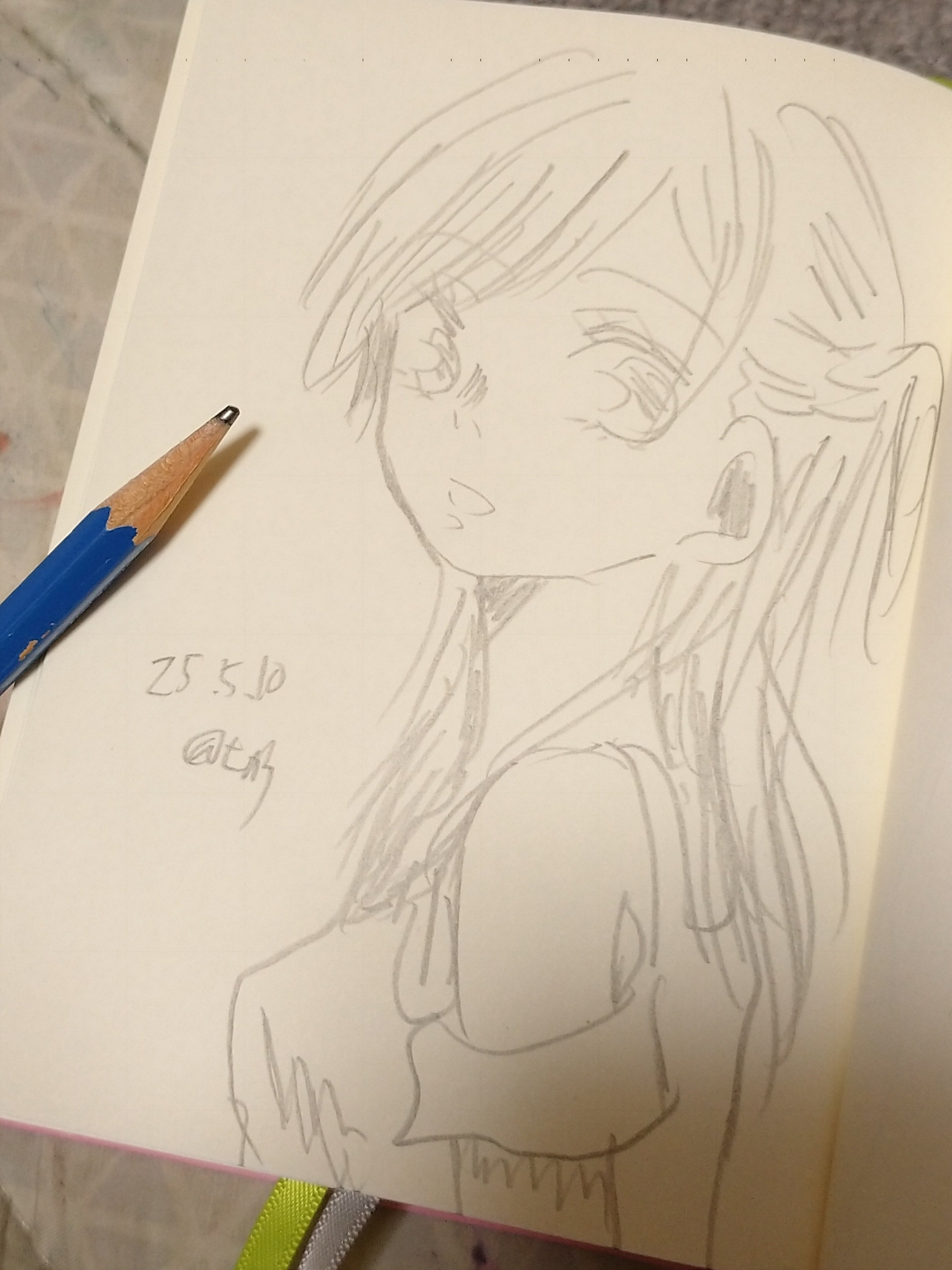 今日の鉛筆drawingｽﾞ✏️｜ヒカリ