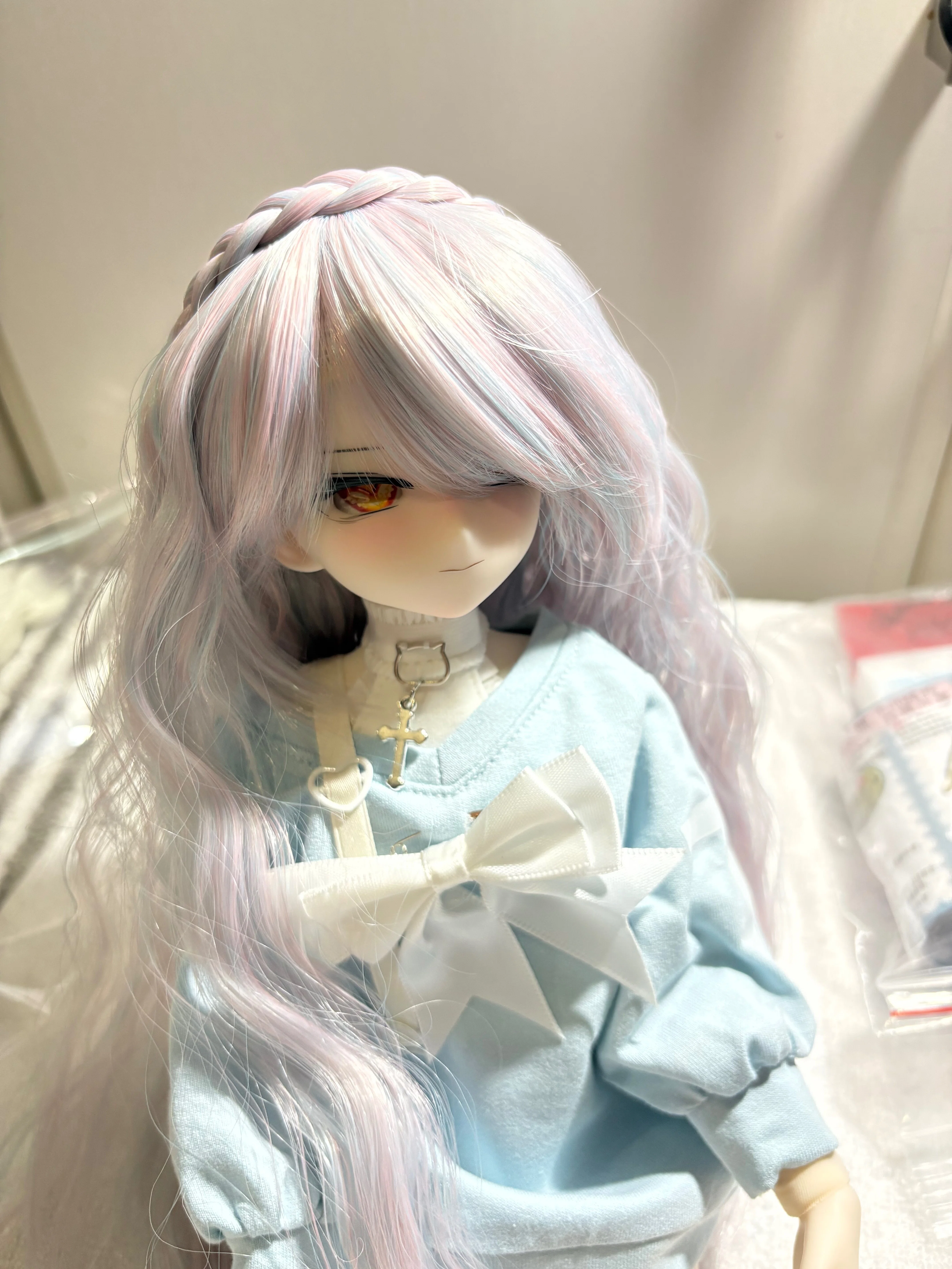 癒し系柔らかな表情の少女／アンティークドール アンティークドールの世界 ～透明感のある肌を持つワックス・ドール